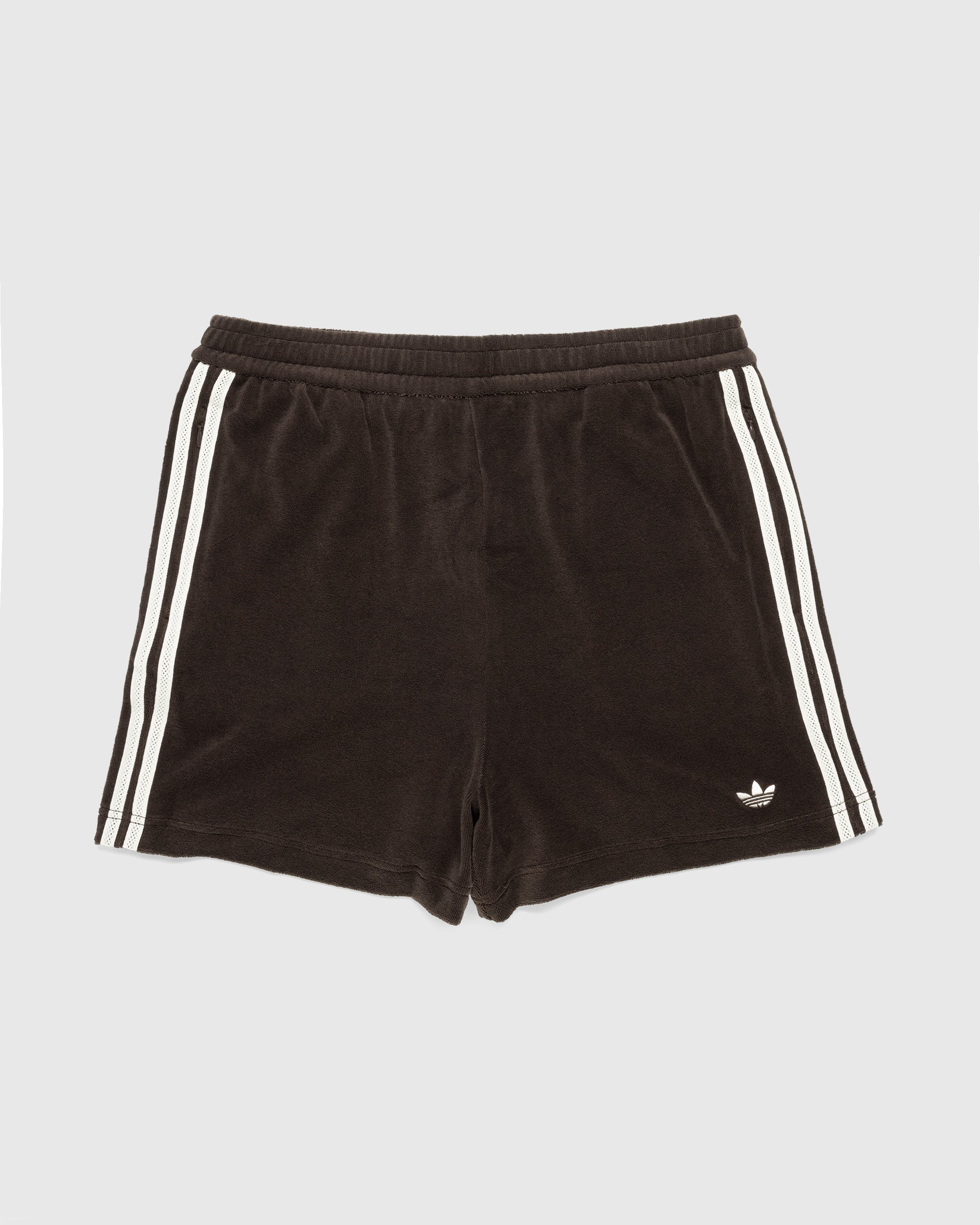 Adidas x Wales Bonner - Cotton Blend Shorts Dark Brown - Clothing - Brown - Image 1
