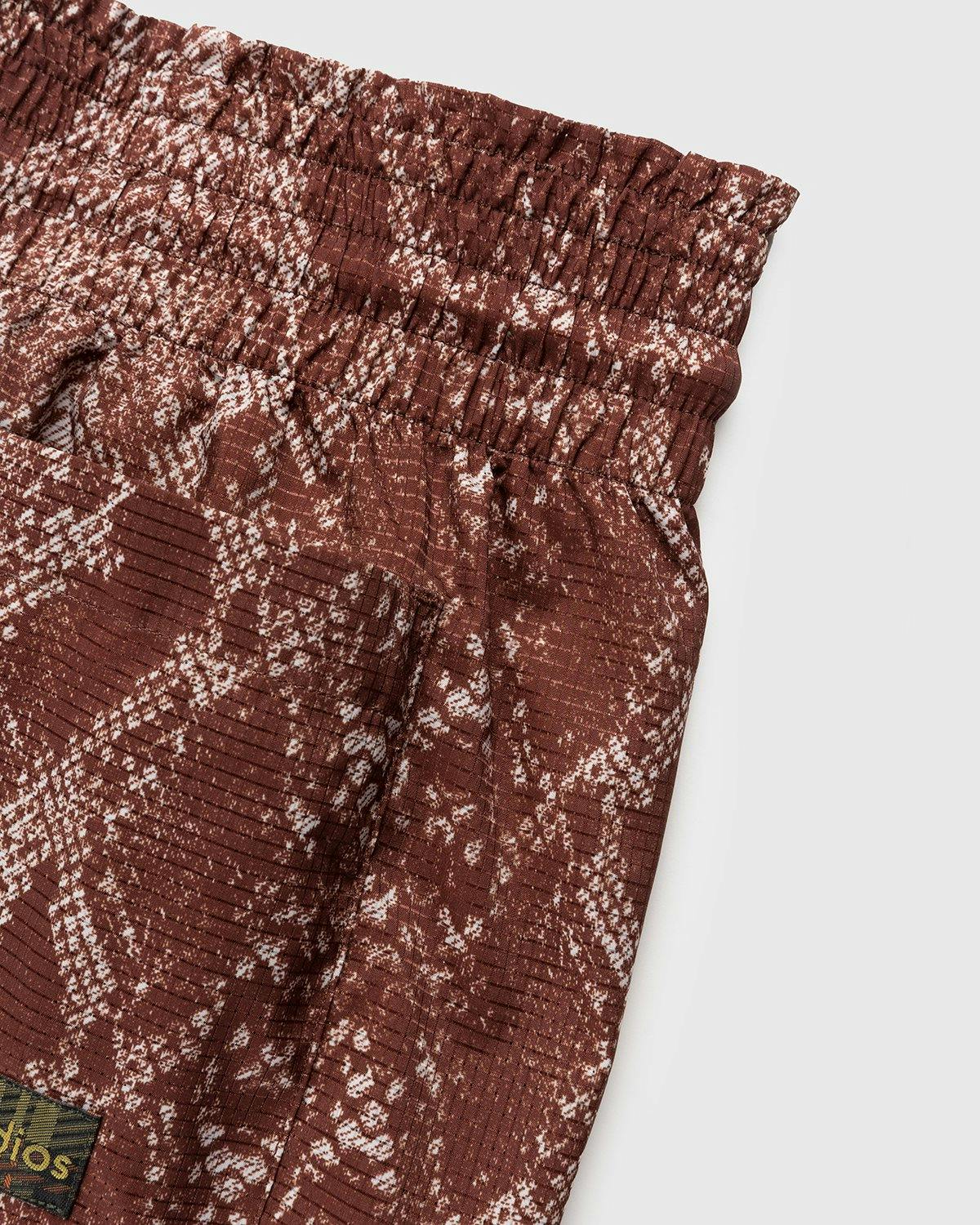 Acne Studios - Python Print Swim Shorts Rust Red - Clothing - Red - Image 5