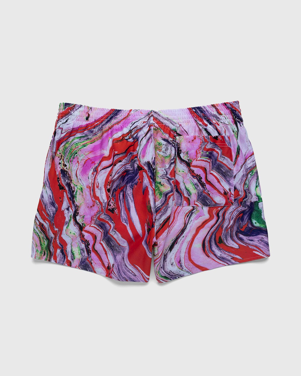Acne Studios - Marble Swim Shorts Neon Red - Clothing - Red - Image 2
