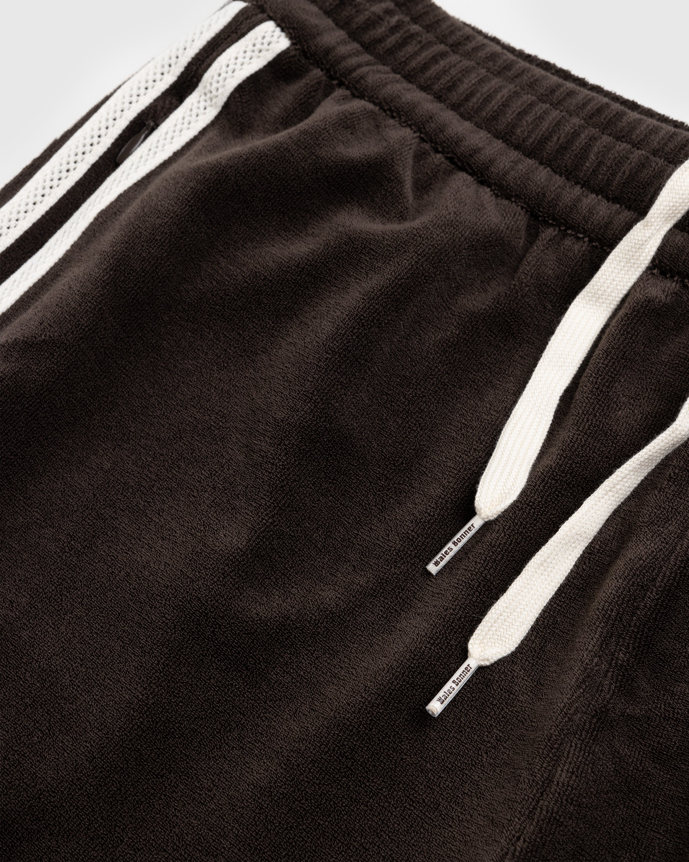 Adidas x Wales Bonner - Cotton Blend Shorts Dark Brown - Clothing - Brown - Image 4