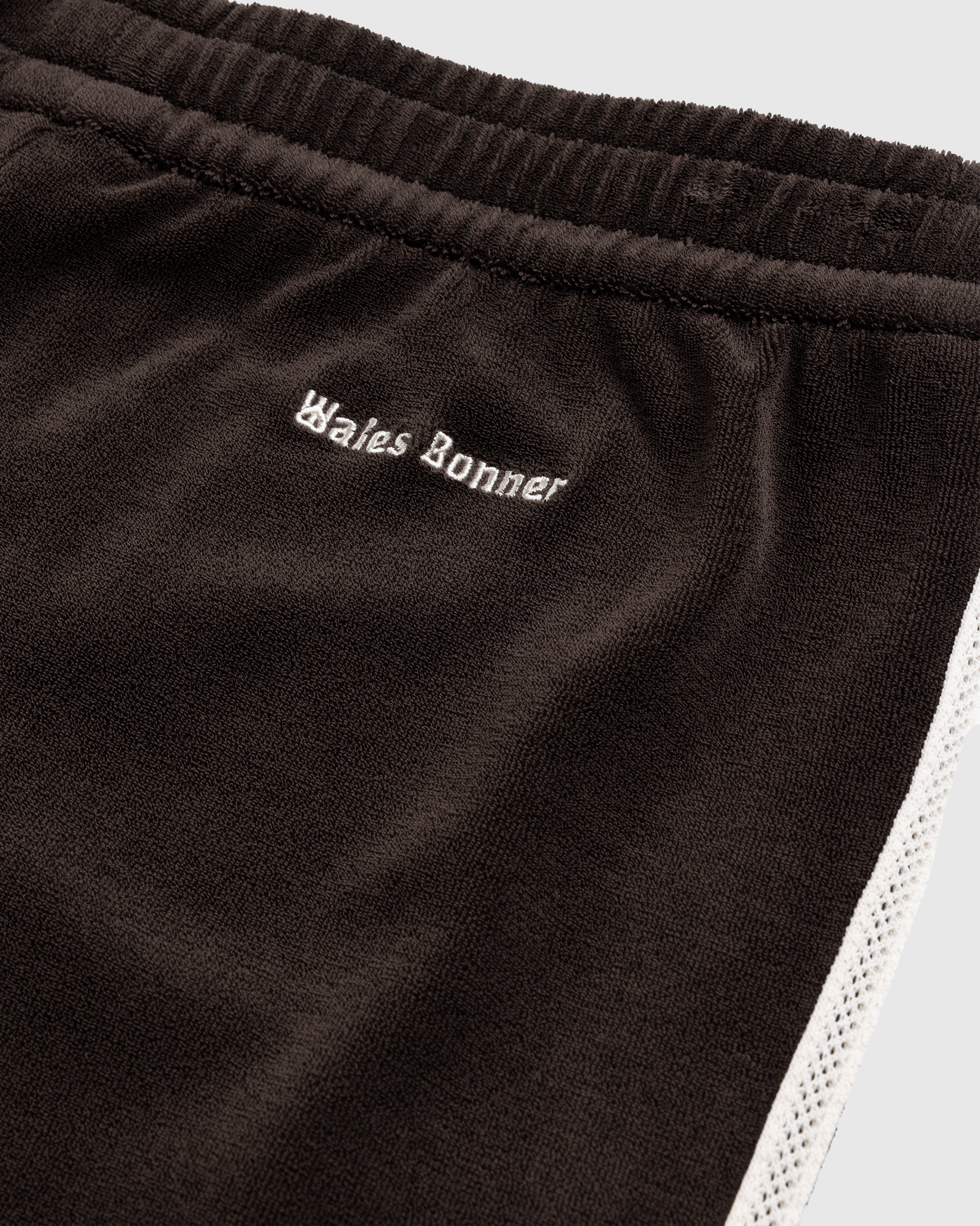 Adidas x Wales Bonner - Cotton Blend Shorts Dark Brown - Clothing - Brown - Image 5