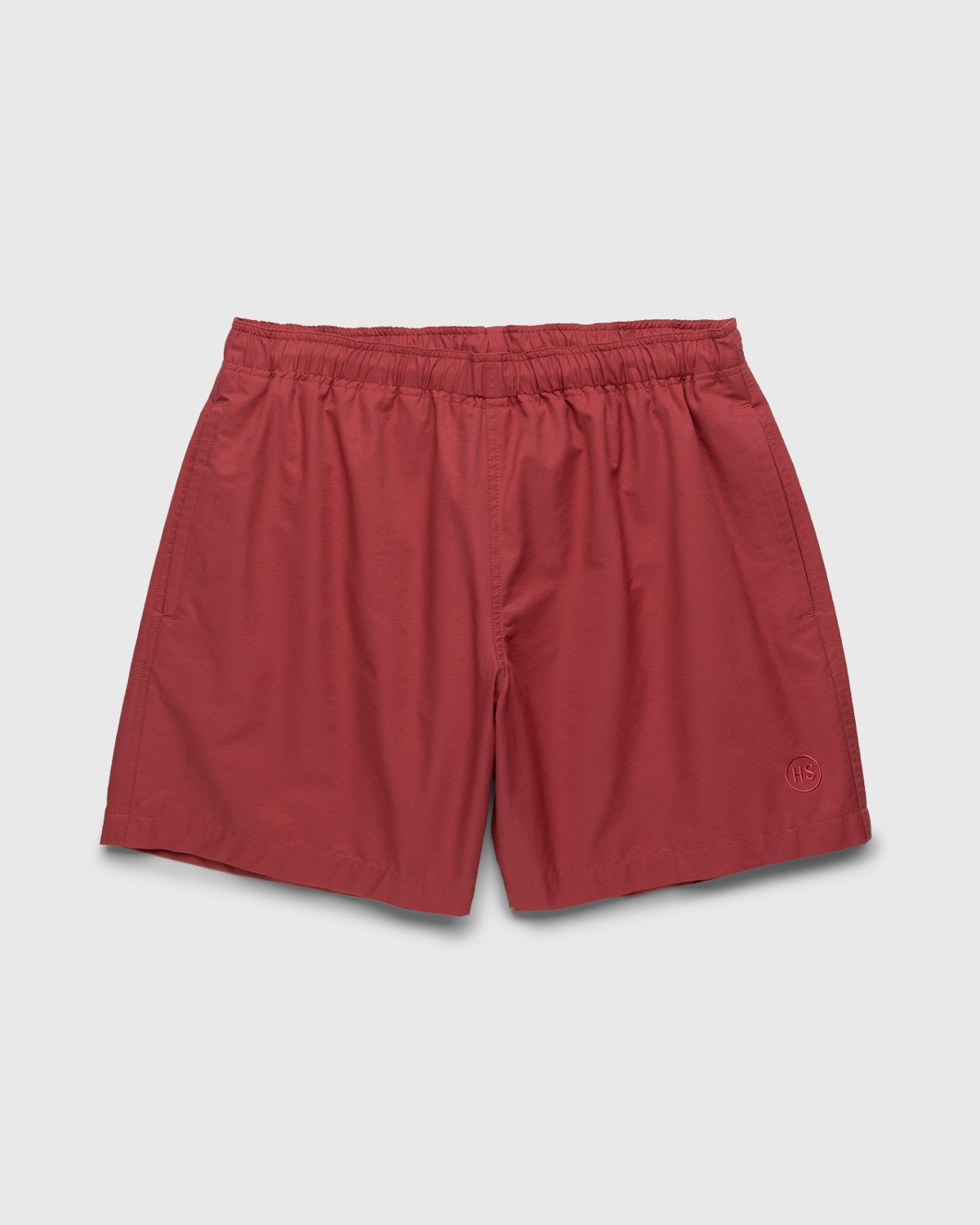 Highsnobiety - Cotton Nylon Water Short Red - Clothing - Pink - Image 1