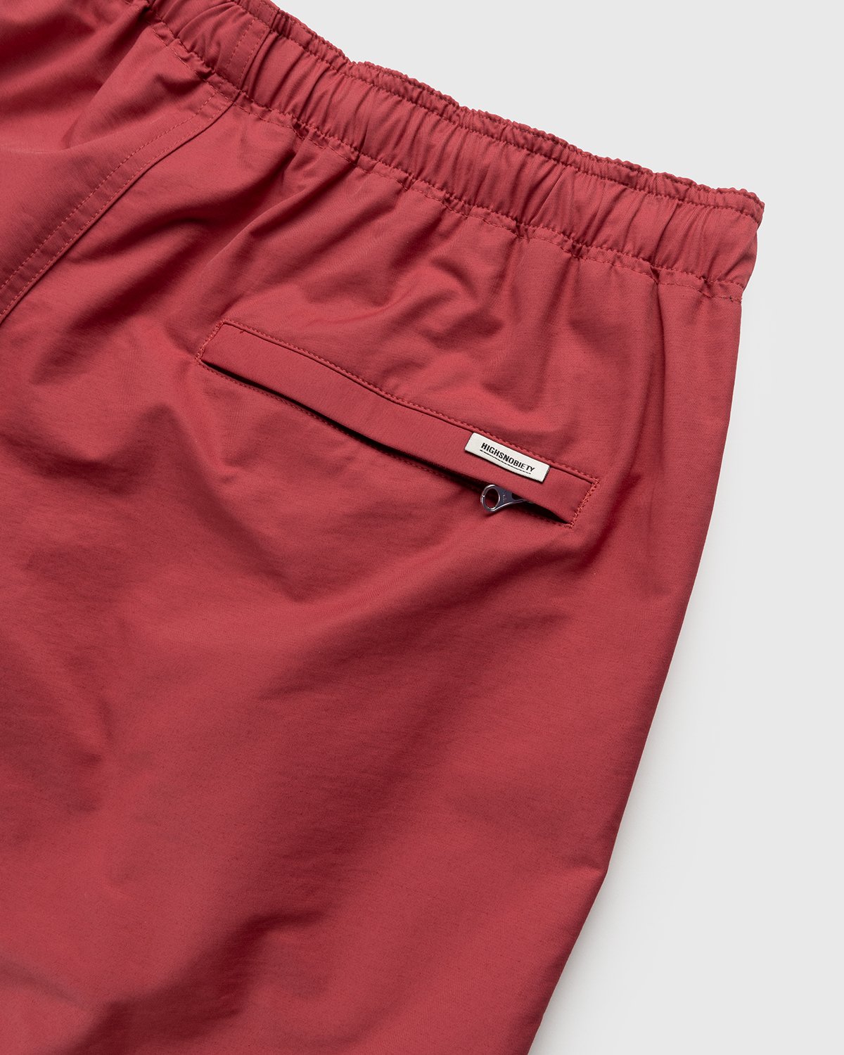 Highsnobiety - Cotton Nylon Water Short Red - Clothing - Pink - Image 4