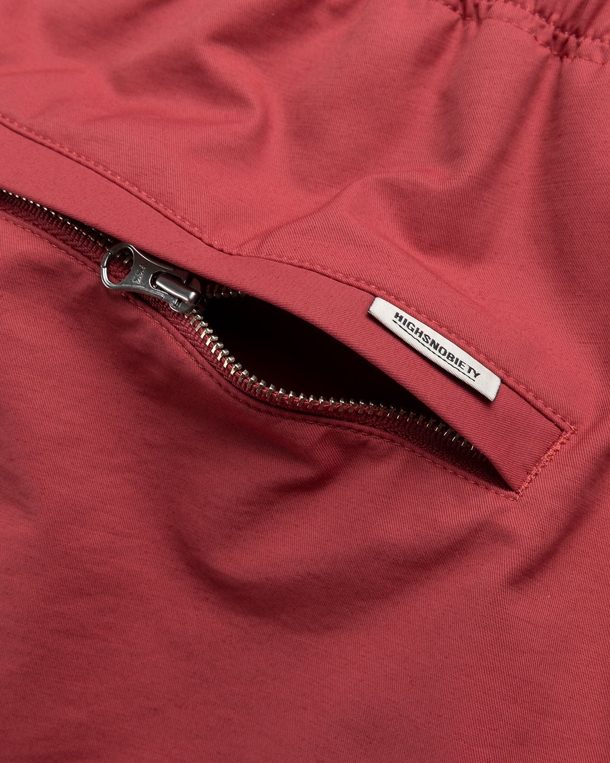 Highsnobiety - Cotton Nylon Water Short Red - Clothing - Pink - Image 5