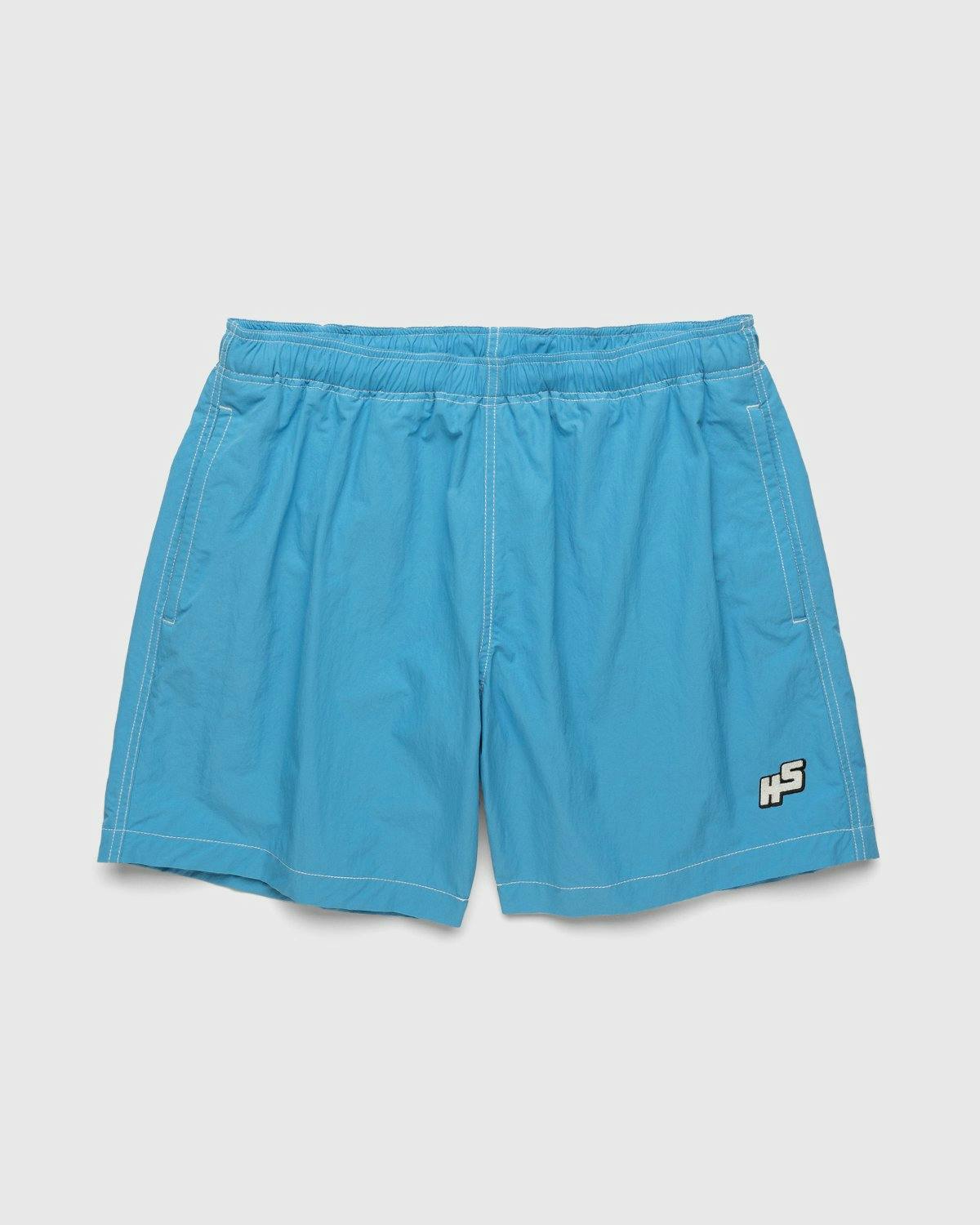 Highsnobiety - Contrast Brushed Nylon Water Shorts Blue - Clothing - Blue - Image 1