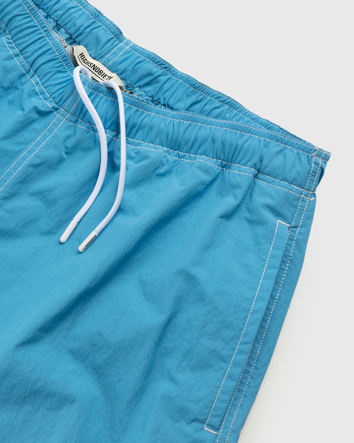 Highsnobiety - Contrast Brushed Nylon Water Shorts Blue - Clothing - Blue - Image 6