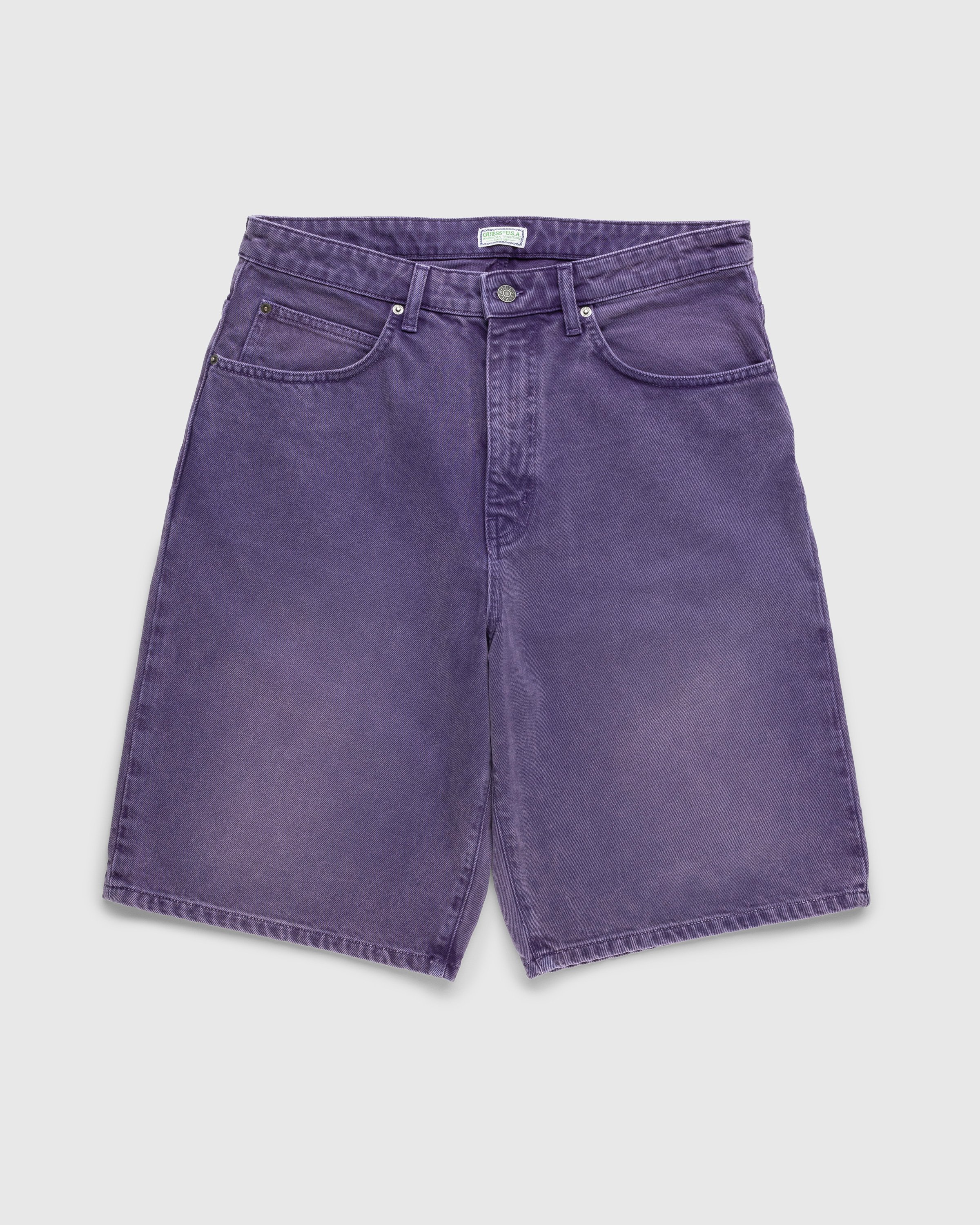 Guess USA - Vintage Denim Short Purple - Clothing - Purple - Image 1