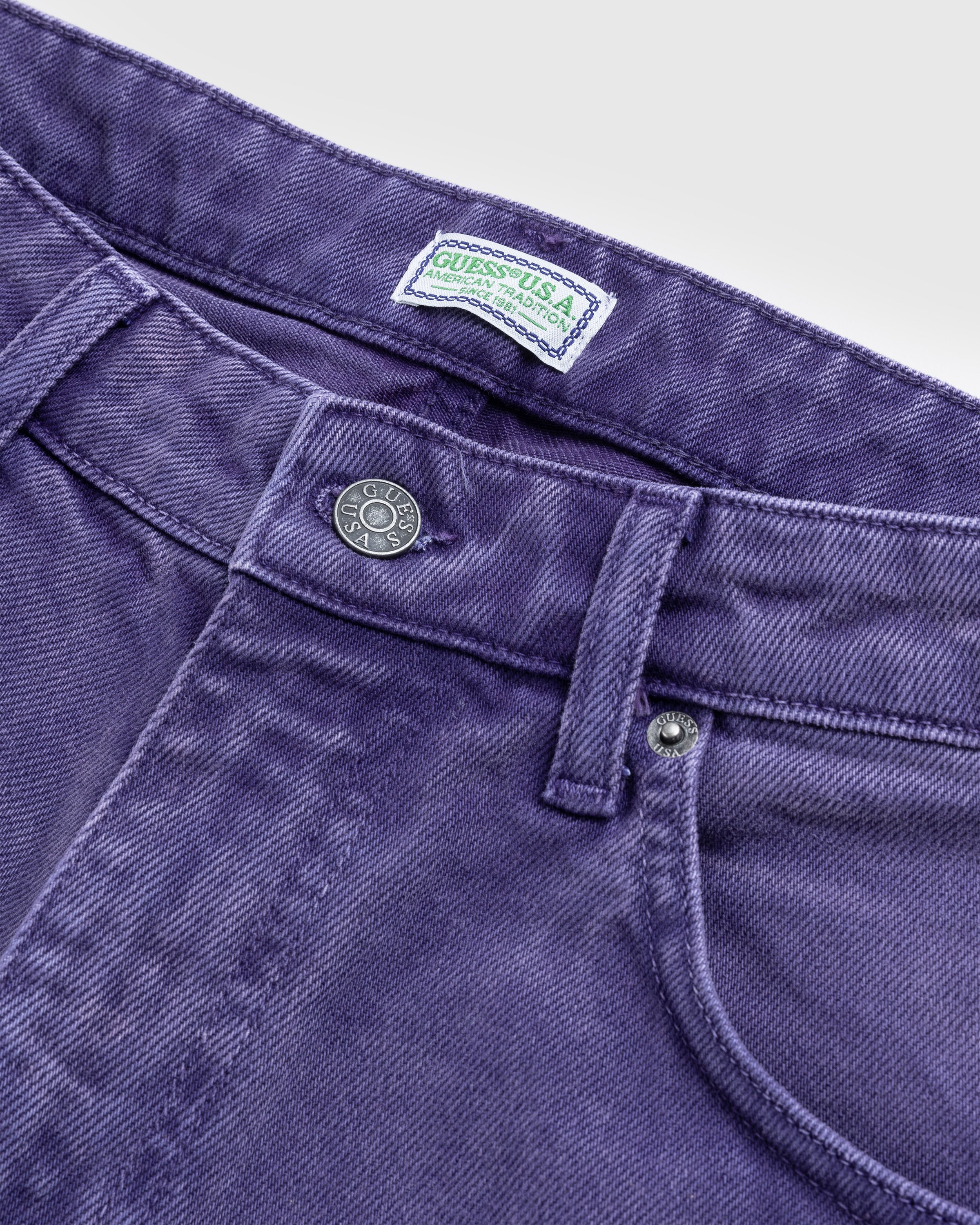 Guess USA - Vintage Denim Short Purple - Clothing - Purple - Image 5