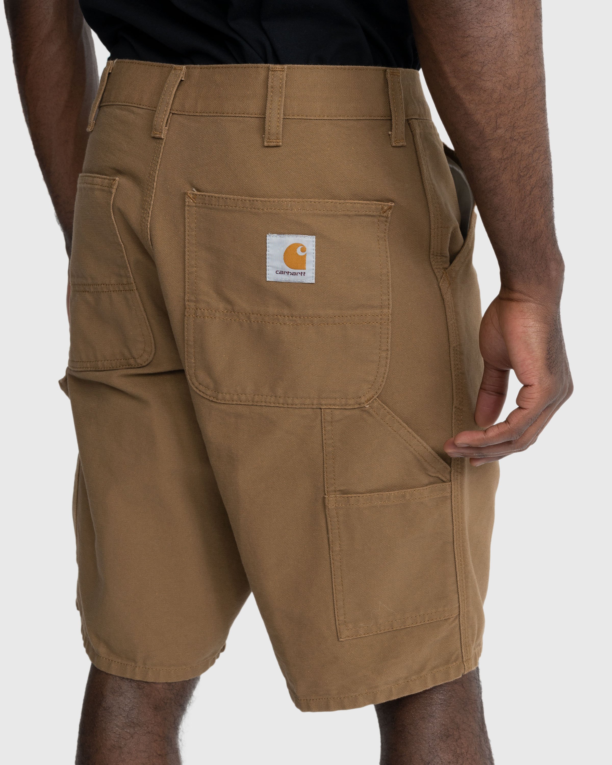 Carhartt WIP - Single Knee Short Rinshed Hamilton Brown - Clothing - Brown - Image 6