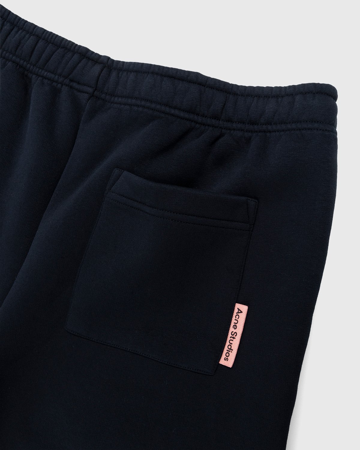 Acne Studios - Cotton Sweat Shorts Black - Clothing - Black - Image 4