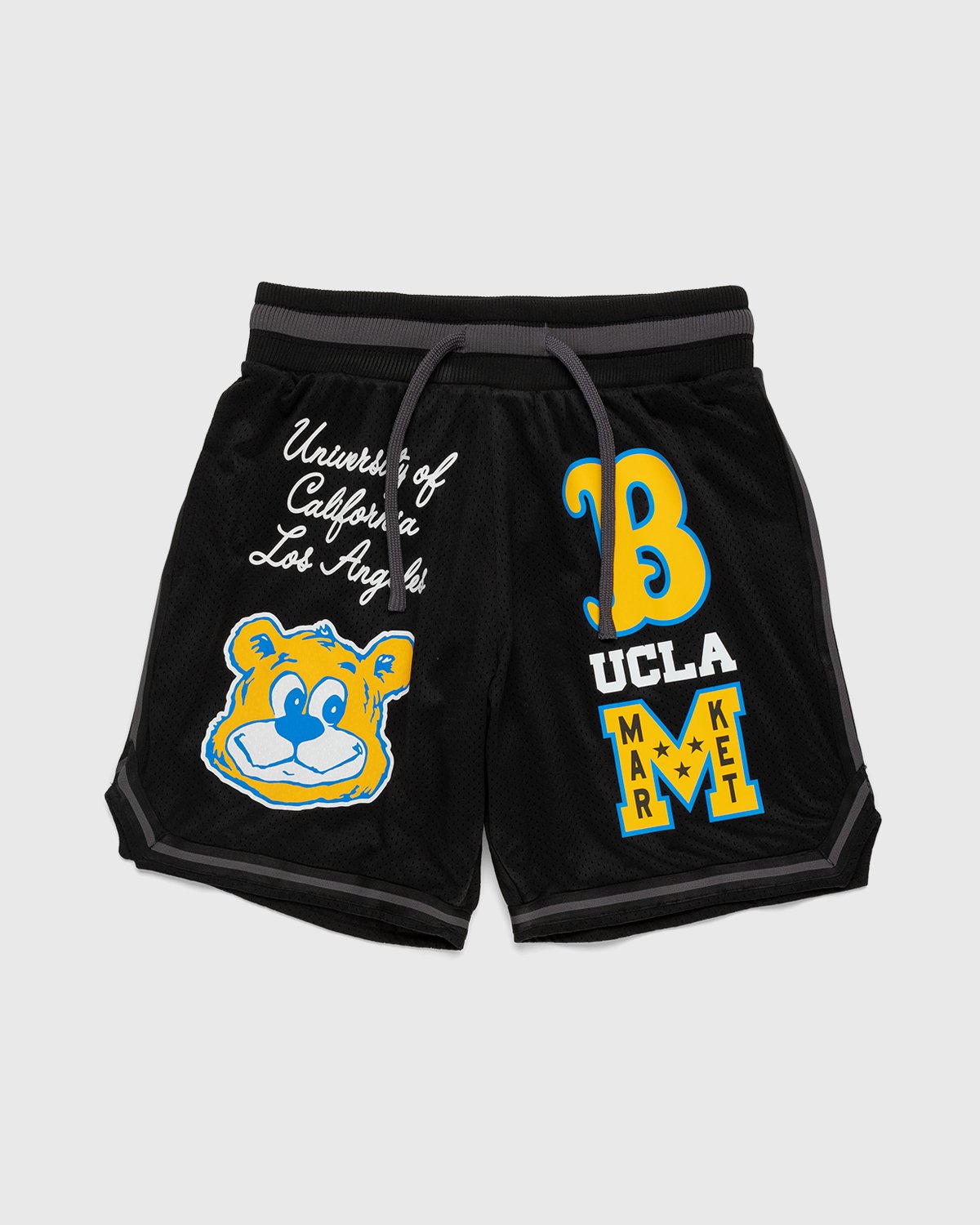 Market x UCLA x Highsnobiety - HS Sports Mesh Bruin Shorts Black - Clothing - Black - Image 1