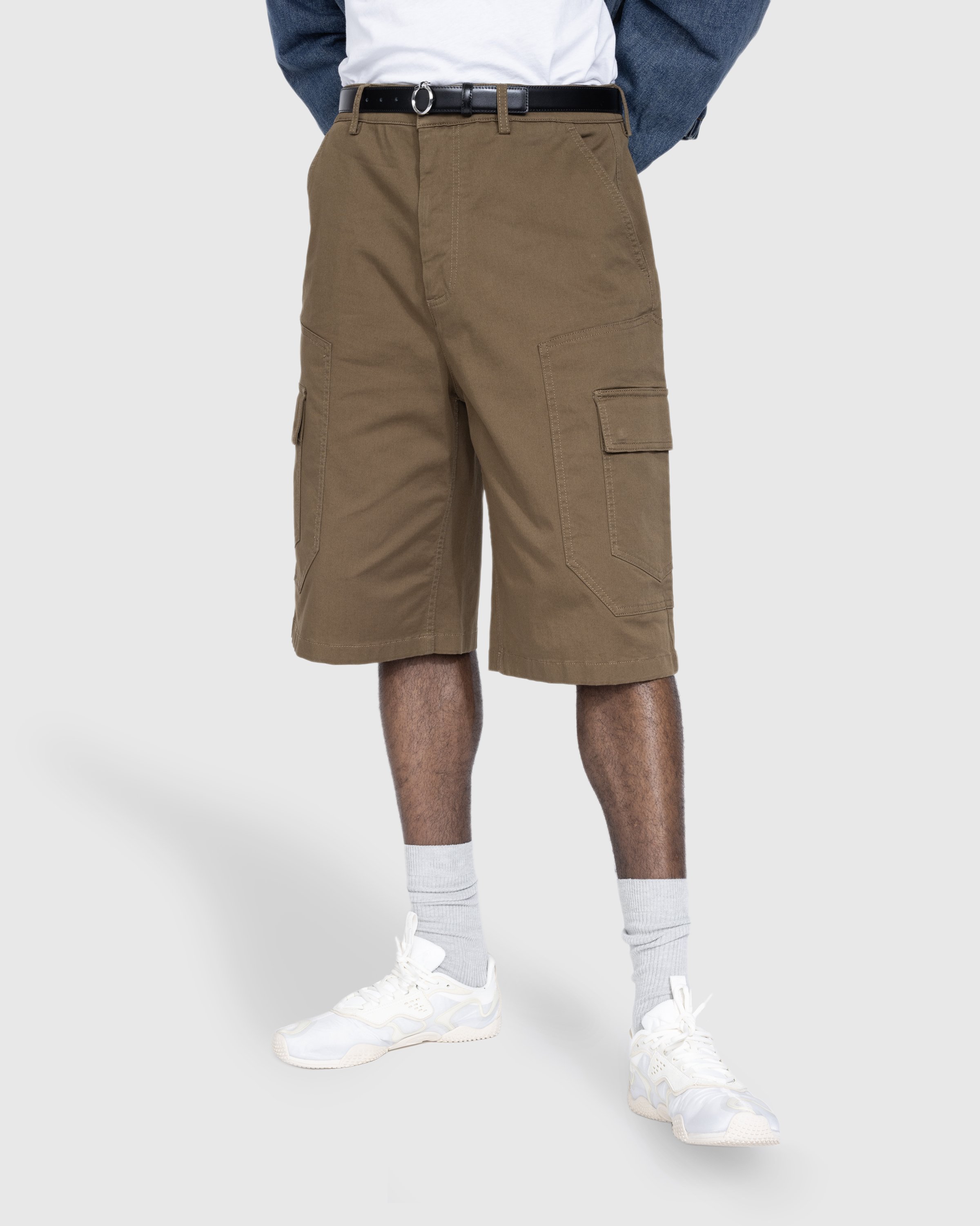 Trussardi - Trouser Shorts Gabardine Piece Dyed - Clothing - Brown - Image 2