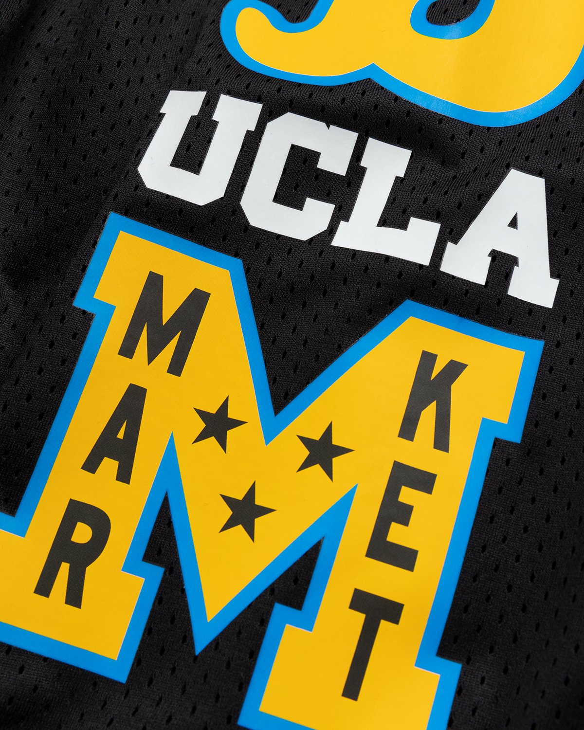 Market x UCLA x Highsnobiety - HS Sports Mesh Bruin Shorts Black - Clothing - Black - Image 5