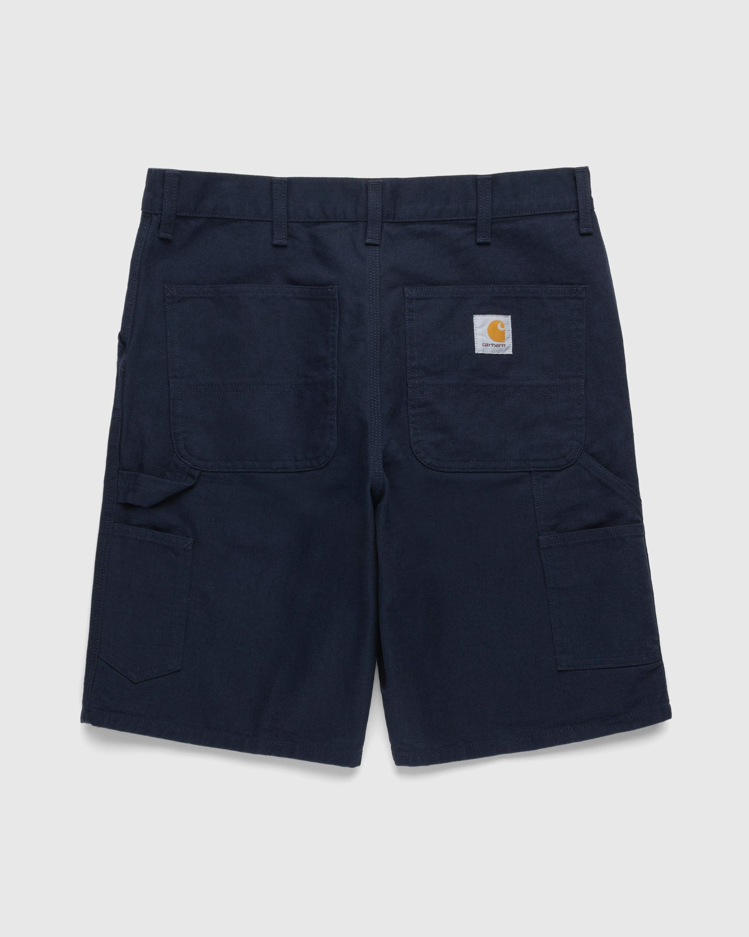 Carhartt WIP - Single Knee Short Dark Navy - Clothing - Black - Image 2