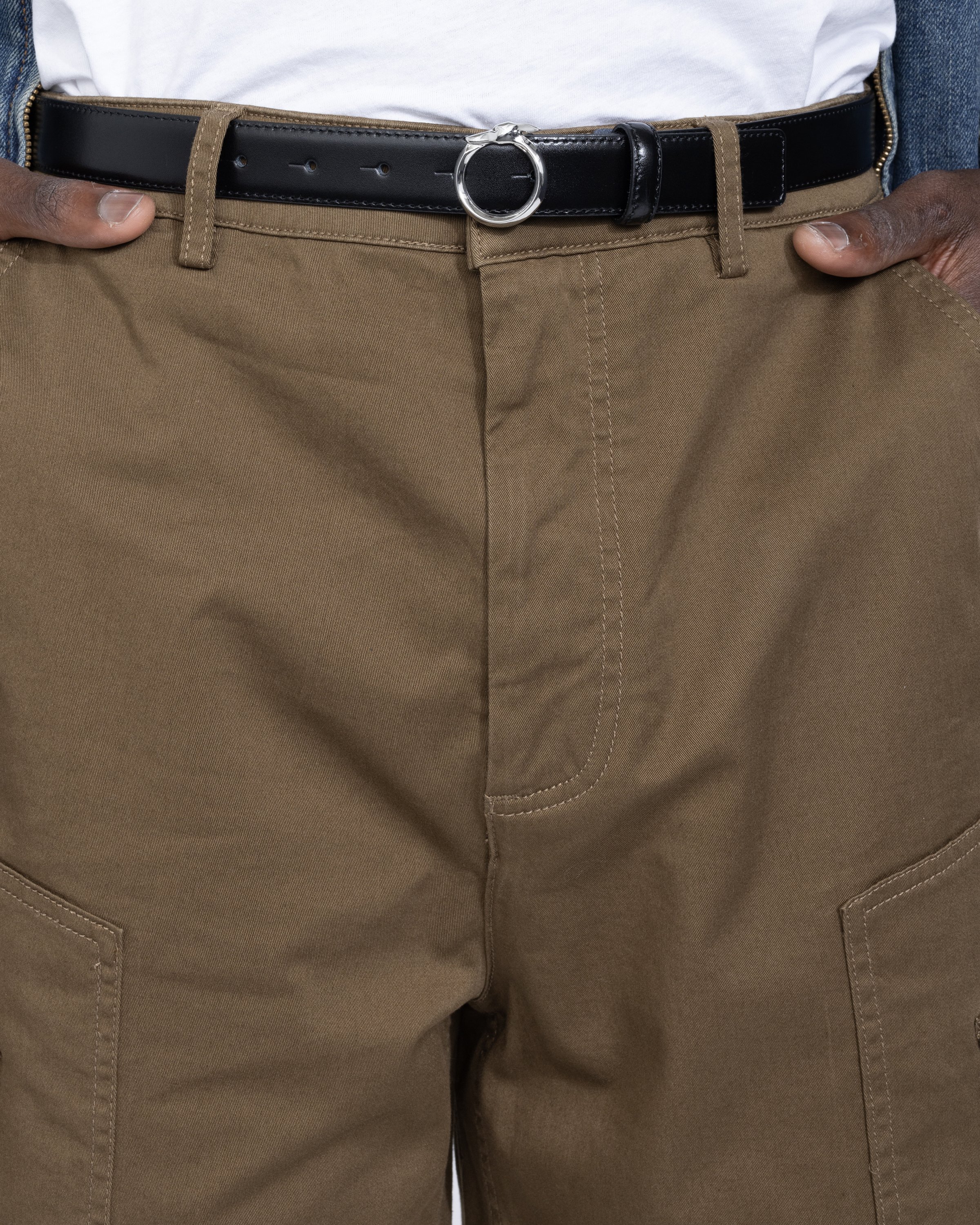 Trussardi - Trouser Shorts Gabardine Piece Dyed - Clothing - Brown - Image 5