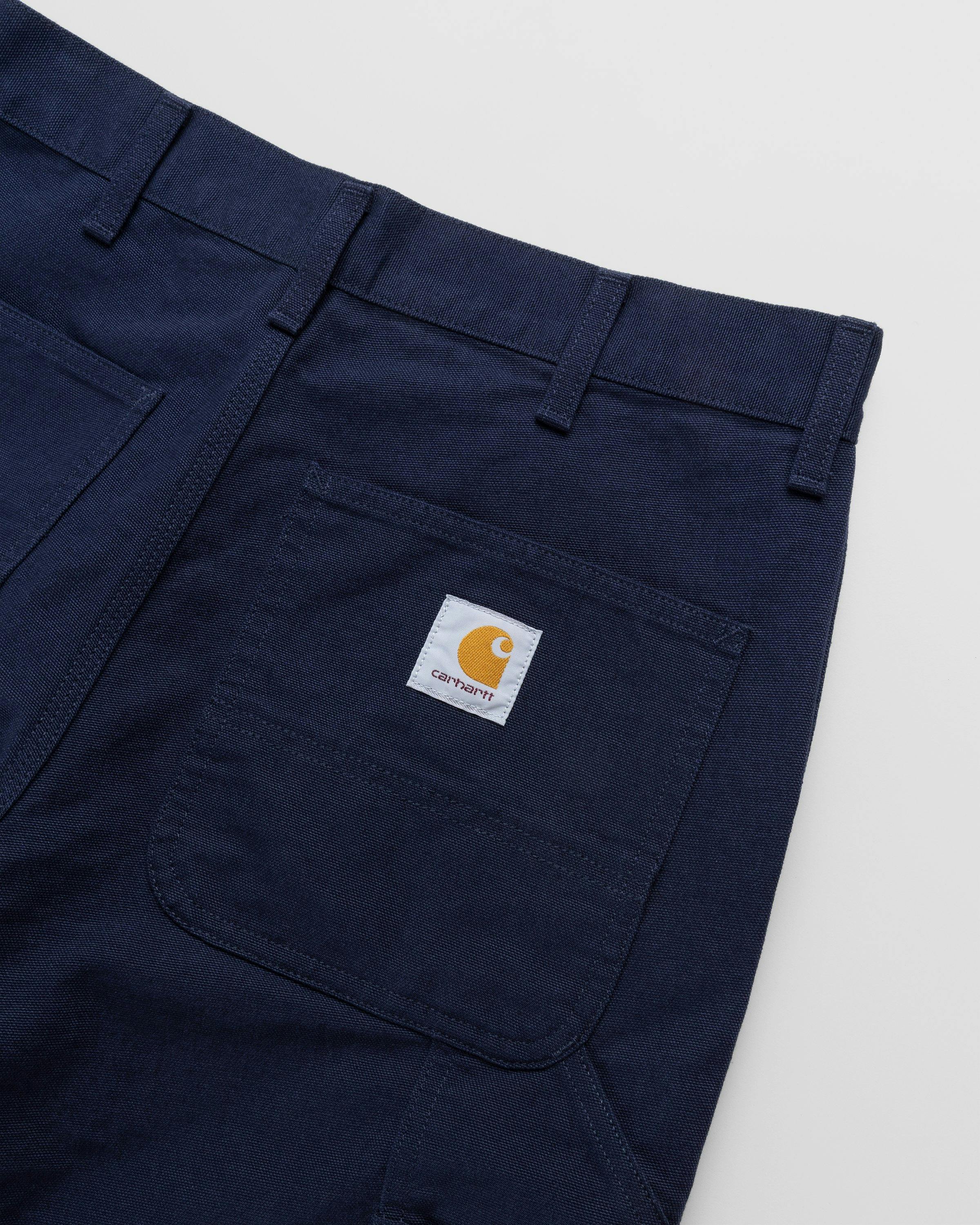 Carhartt WIP - Single Knee Short Dark Navy - Clothing - Black - Image 6