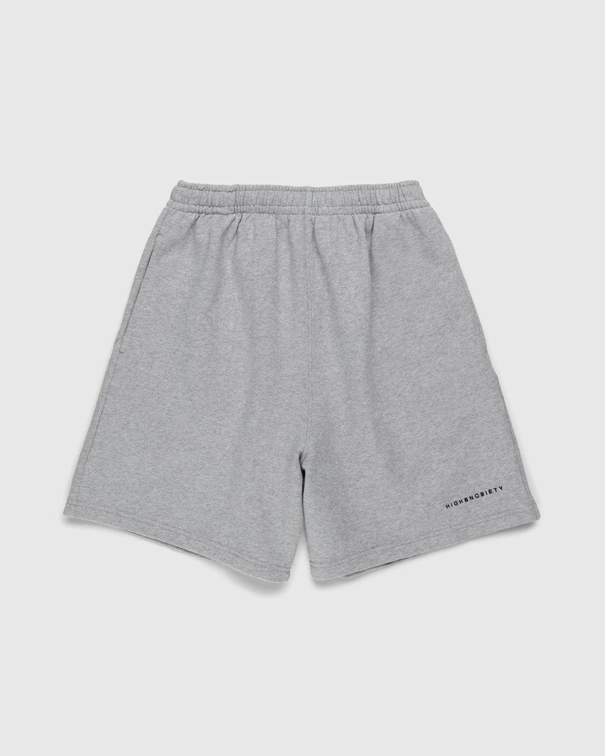 Highsnobiety - Staples Shorts Heather Grey - Clothing - Grey - Image 1