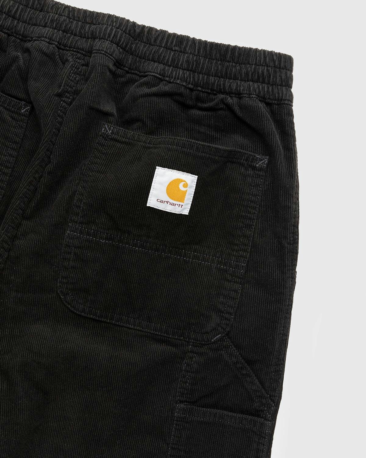 Carhartt WIP - Flint Short Black Rinsed - Clothing - Black - Image 3