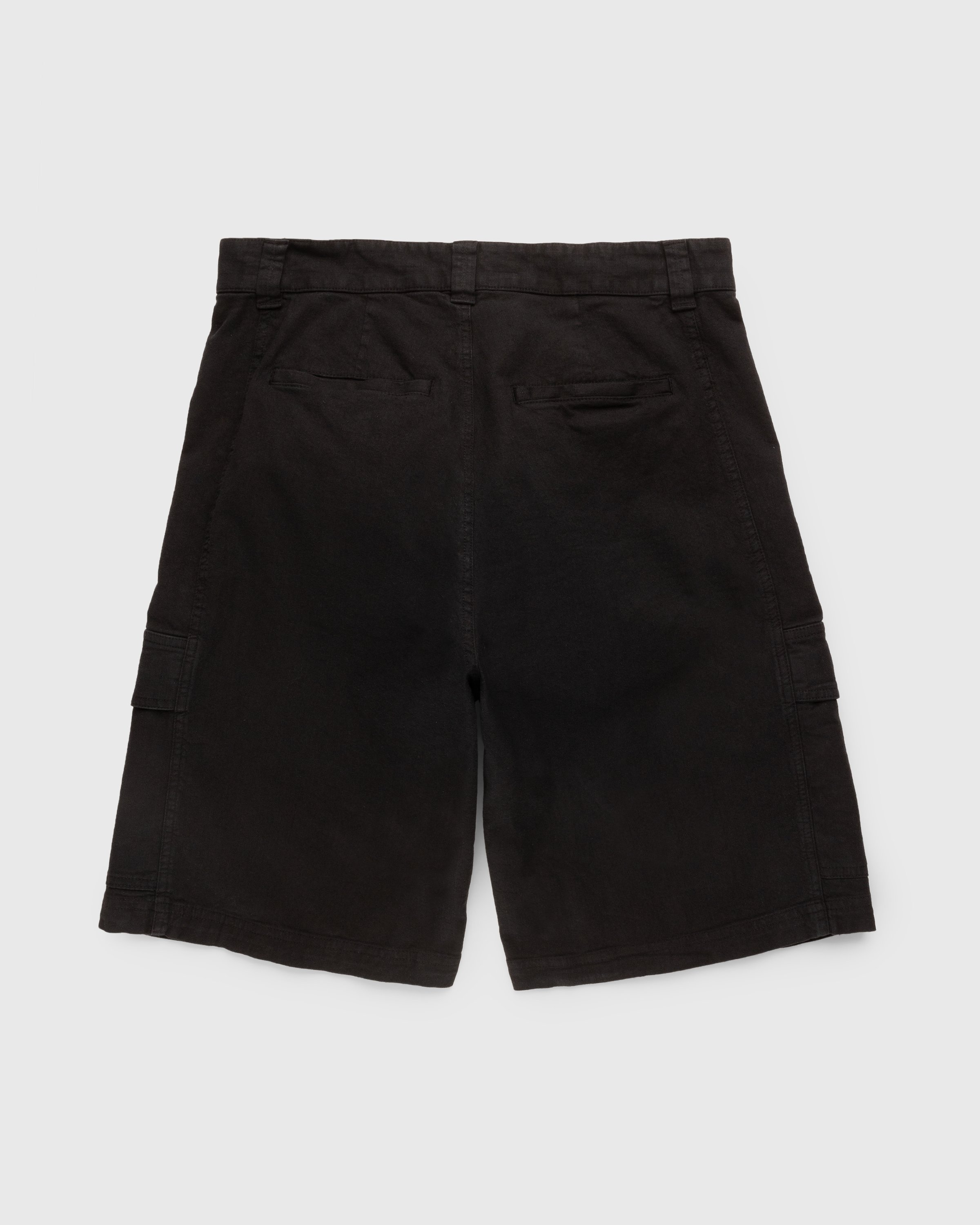 Winnie New York - Linen Cargo Shorts Black - Clothing - Black - Image 2