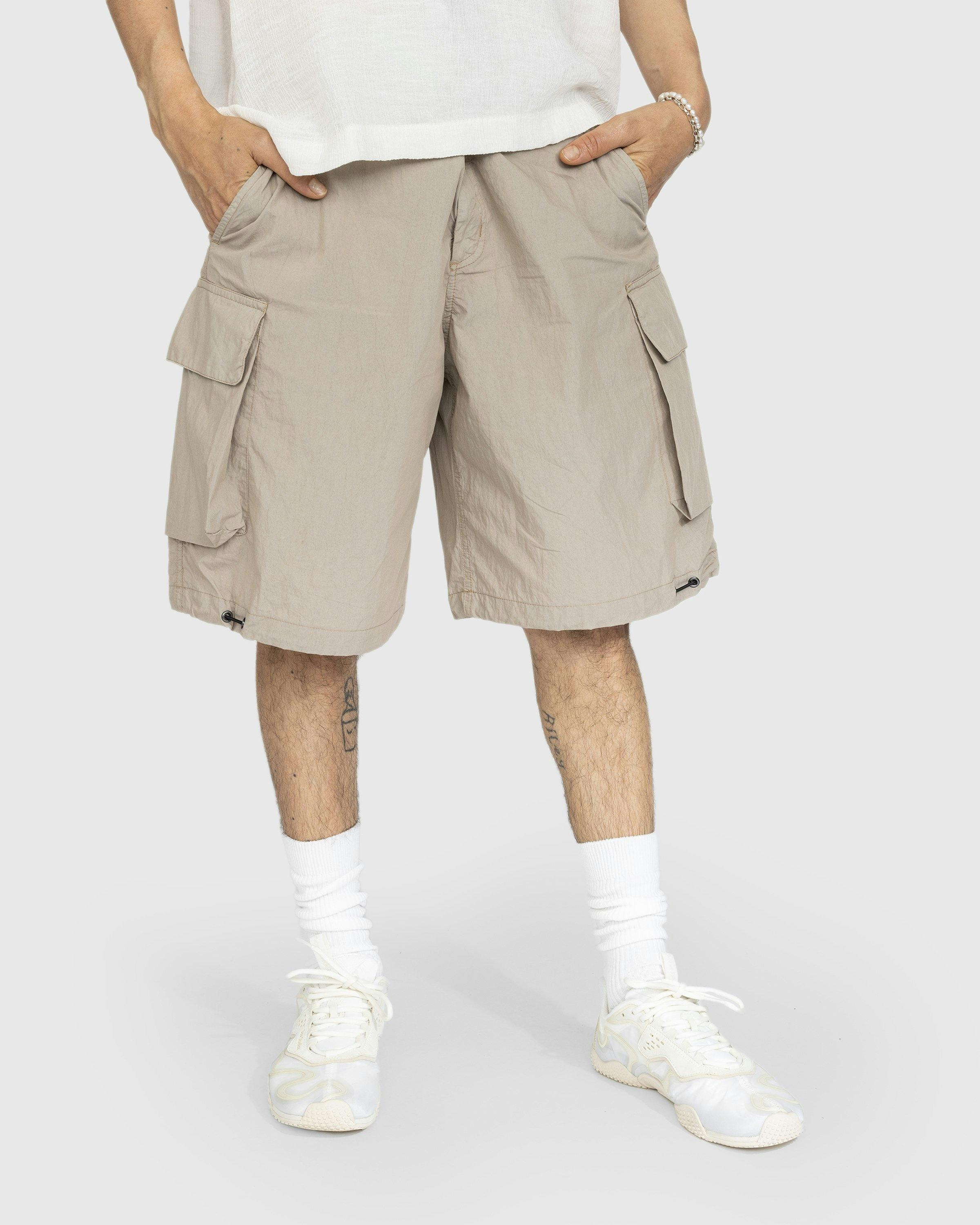 Our Legacy - Mount Shorts Metallic Sand Parachute Poplin - Clothing - Beige - Image 2