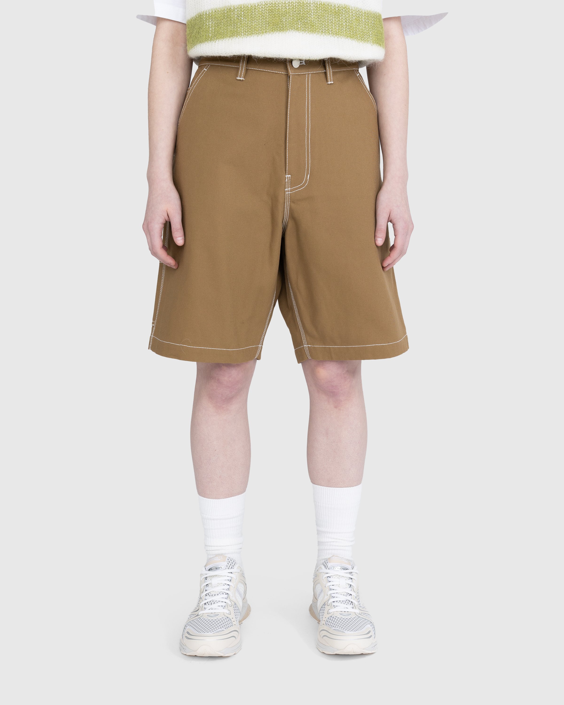 Highsnobiety - Carpenter Shorts Dark Beige - Clothing - Brown - Image 2