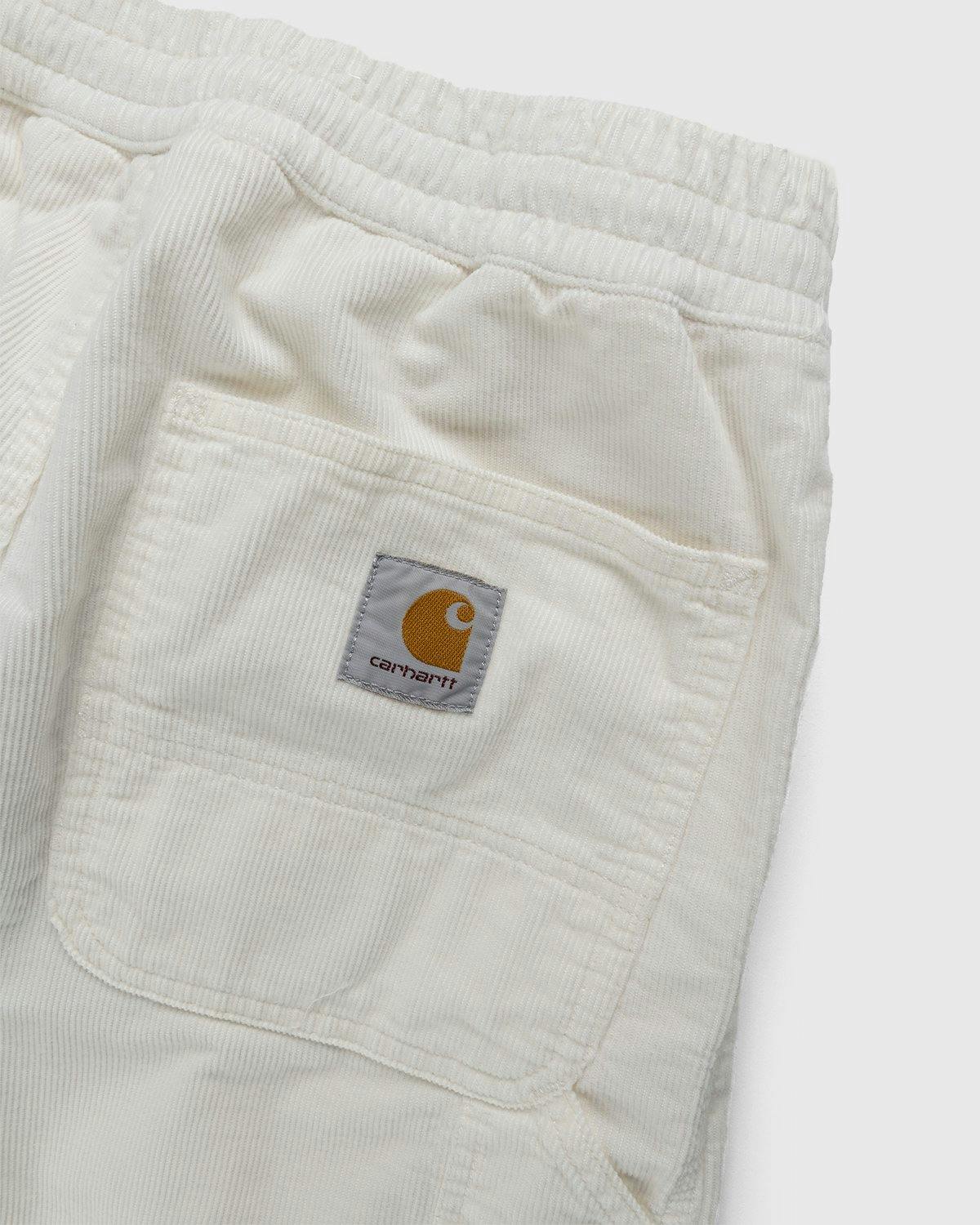 Carhartt WIP - Flint Short Wax Rinsed - Clothing - White - Image 3