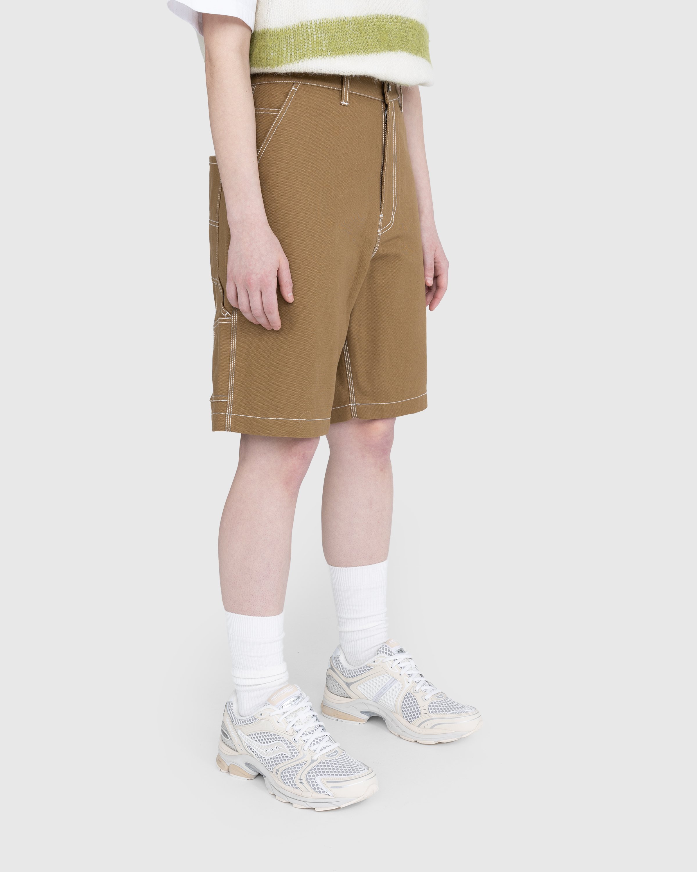 Highsnobiety - Carpenter Shorts Dark Beige - Clothing - Brown - Image 4