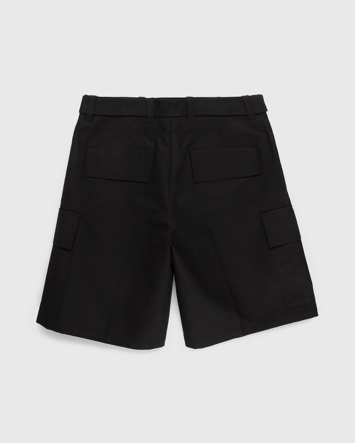 Jil Sander - Cotton Cargo Shorts Black - Clothing - Black - Image 2