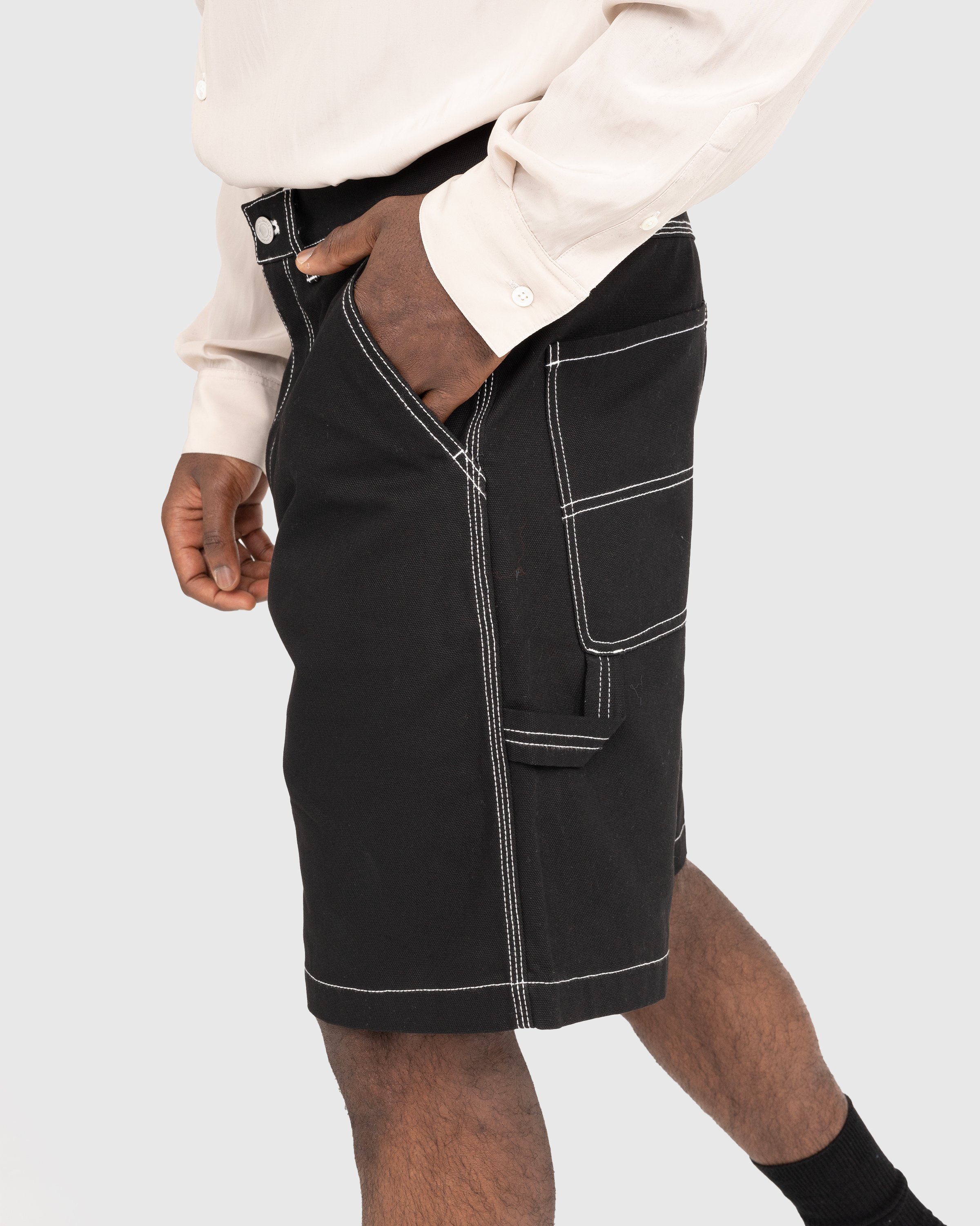 Highsnobiety - Carpenter Shorts Black - Clothing - Black - Image 4