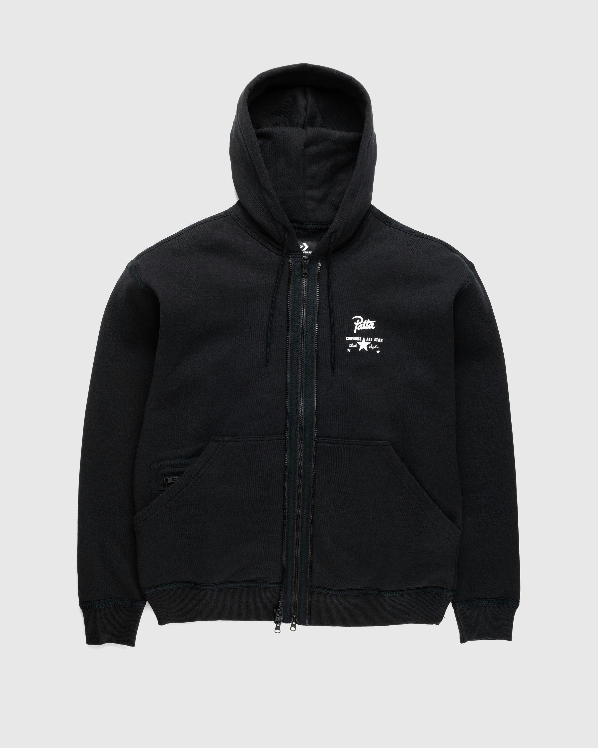 Patta x Converse - Utility Fleece Hoodie Black - Clothing - Black - Image 1