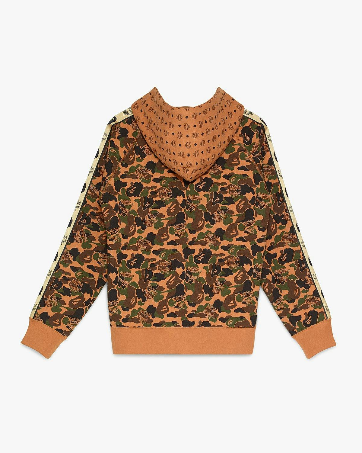 MCM x BAPE - Camo Zip Hoodie Kamo Khaki - Clothing - Brown - Image 2