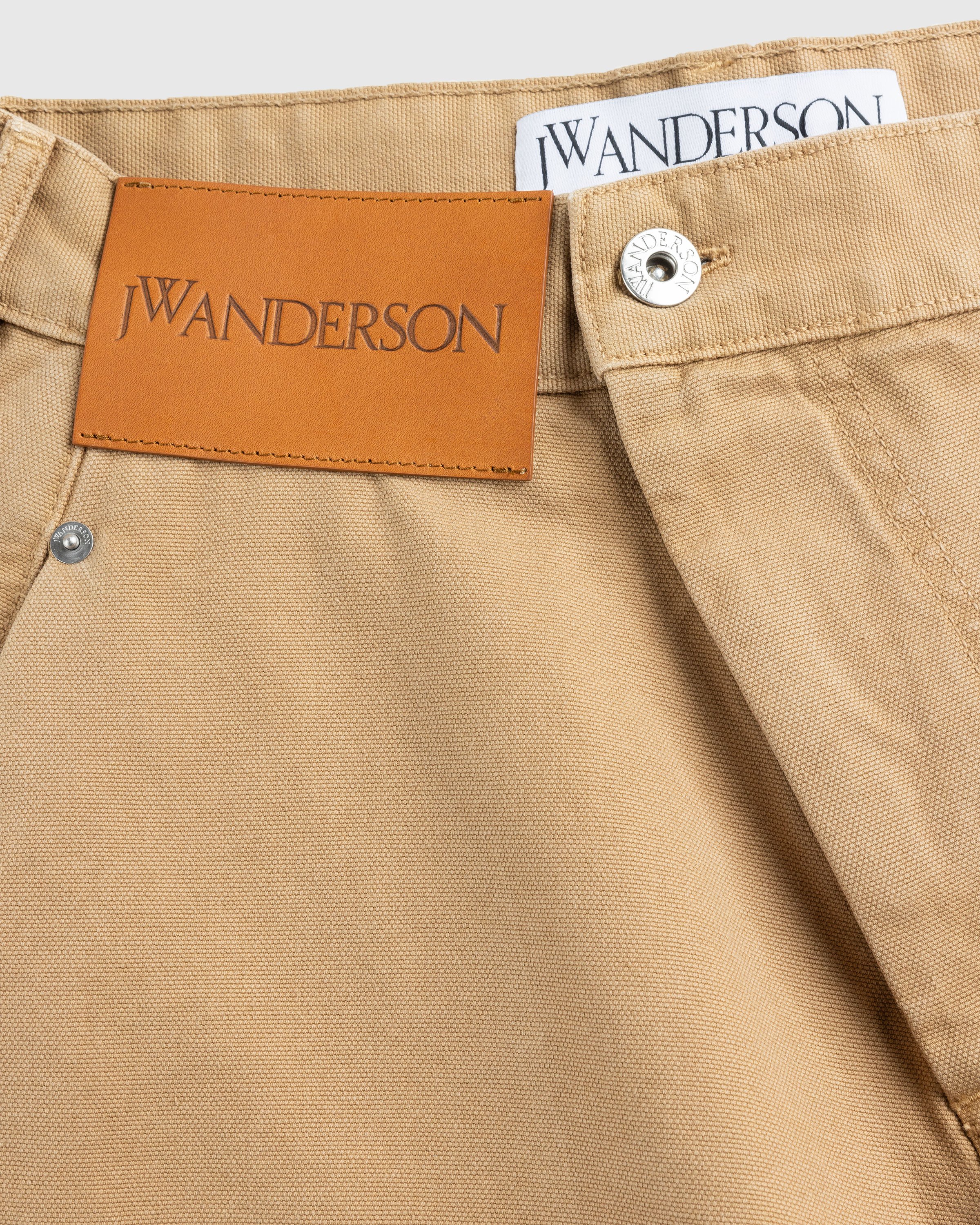 J.W. Anderson - TWISTED WORKWEAR SHORTS - Clothing - Beige - Image 7