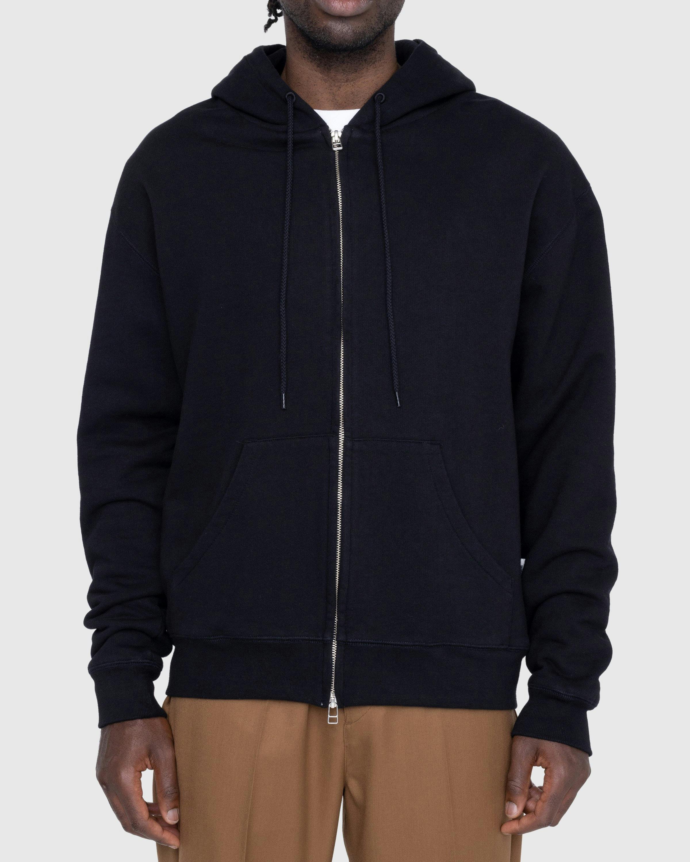 Highsnobiety - Thermal Zip Fleece Hoodie Black - Clothing - Black - Image 2