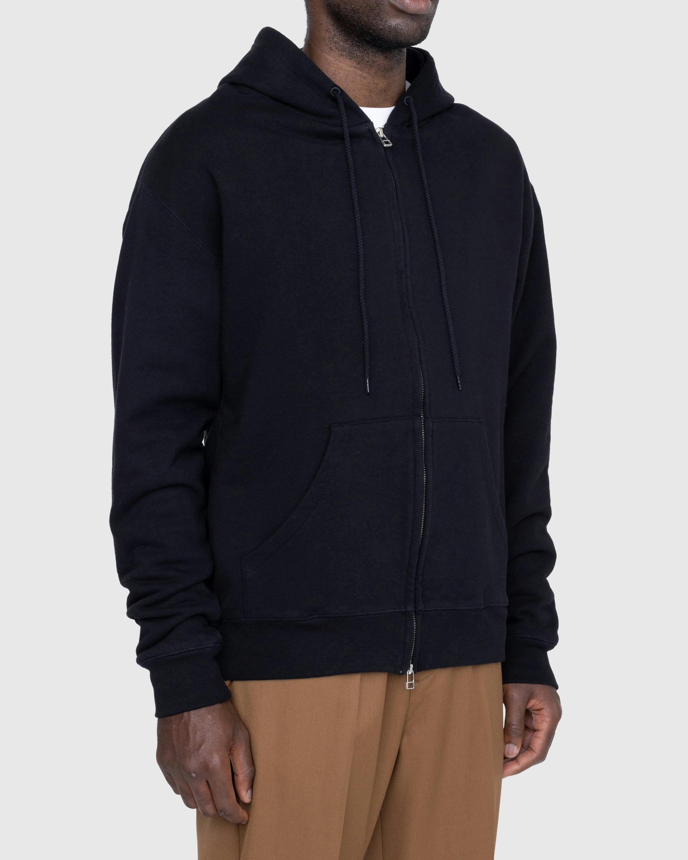 Highsnobiety - Thermal Zip Fleece Hoodie Black - Clothing - Black - Image 3