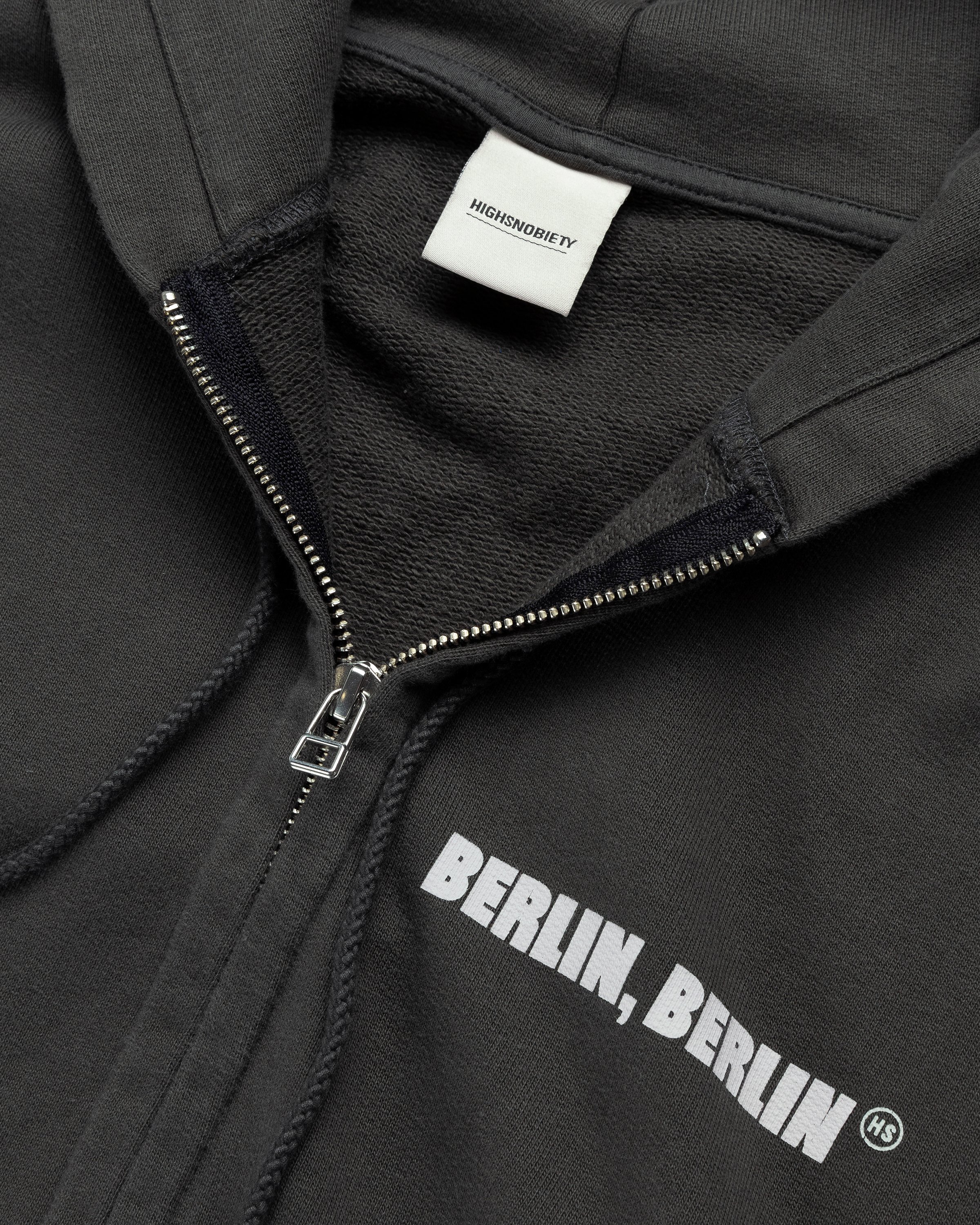 Highsnobiety - BERLIN, BERLIN 3 Zip Hoodie Black - Clothing - Black - Image 6