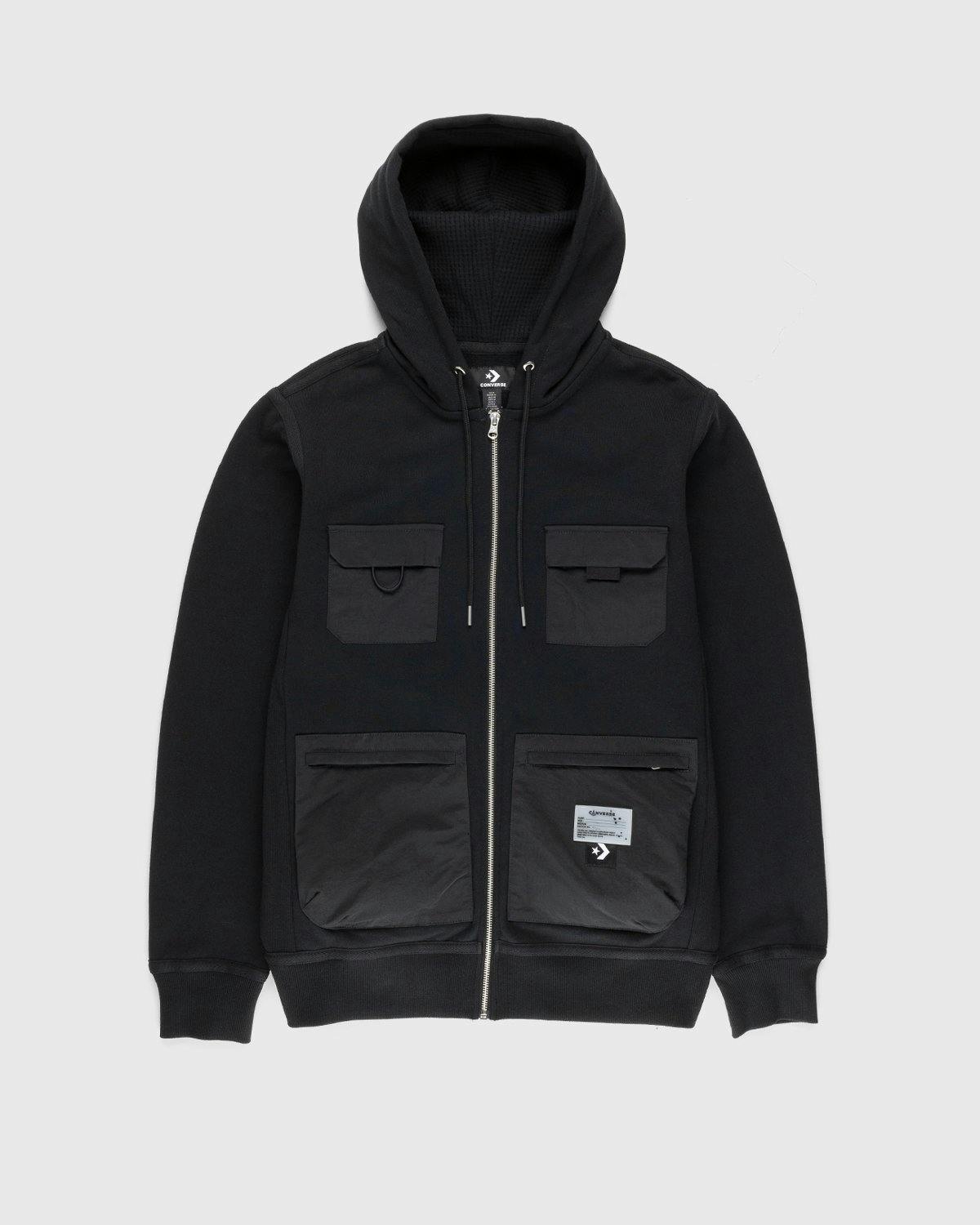 Converse x Joshua Vides - Utility Full Zip Hoodie Black - Clothing - Black - Image 1