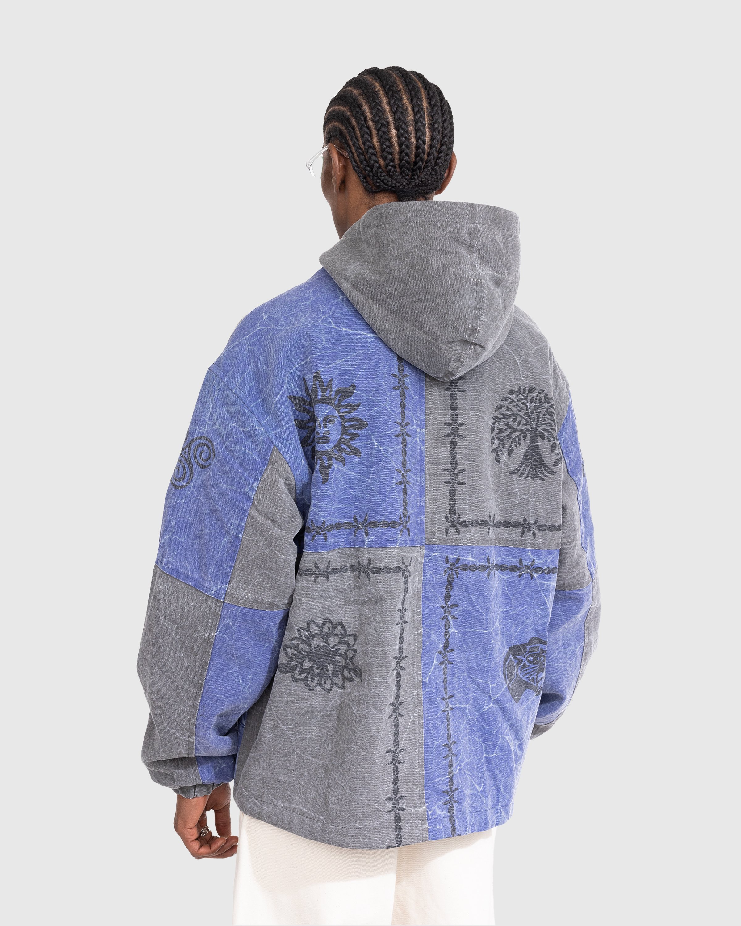 Patta - Symbols Zip Hooded Jacket Odyssey Grey - Clothing - Grey - Image 3
