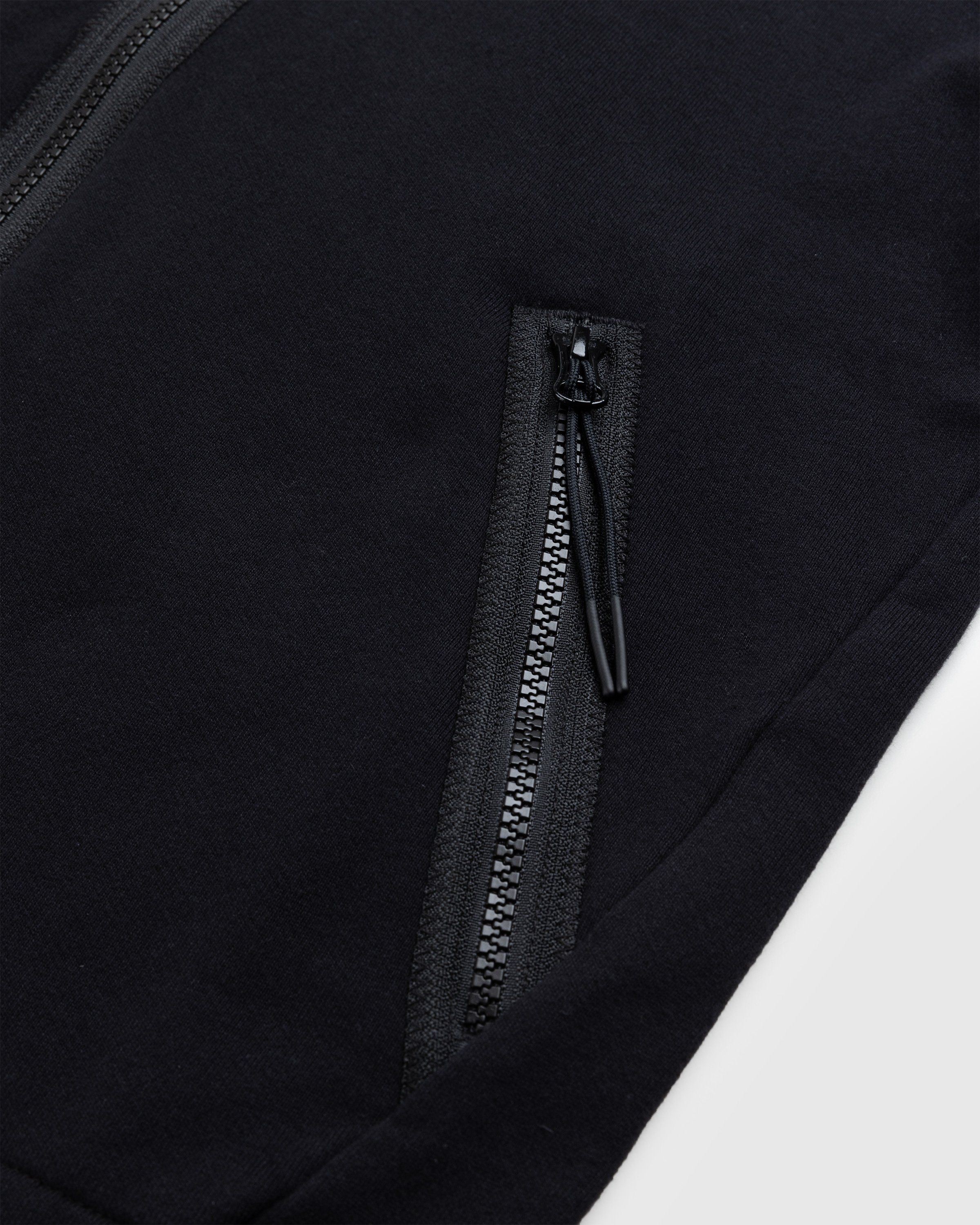 C.P. Company - Diagonal Raised Fleece Goggle Zipped Hoodie Black - Clothing - Black - Image 6
