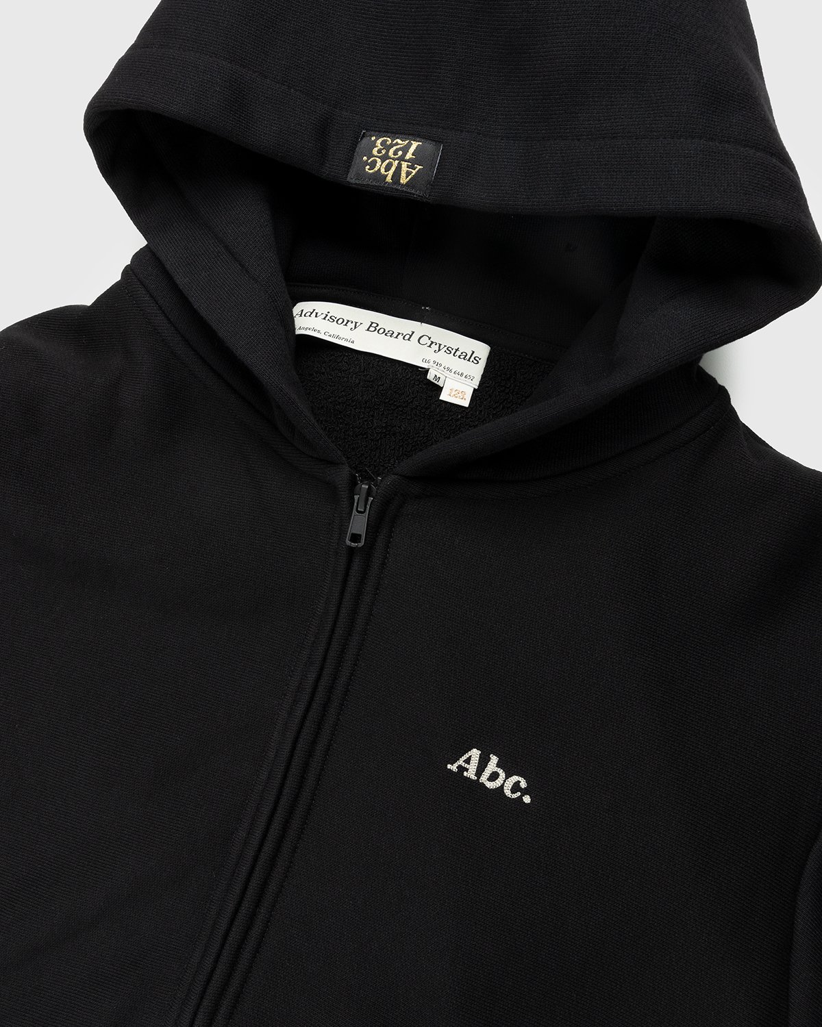 Abc. - Zip-Up French Terry Hoodie Anthracite - Clothing - Black - Image 3