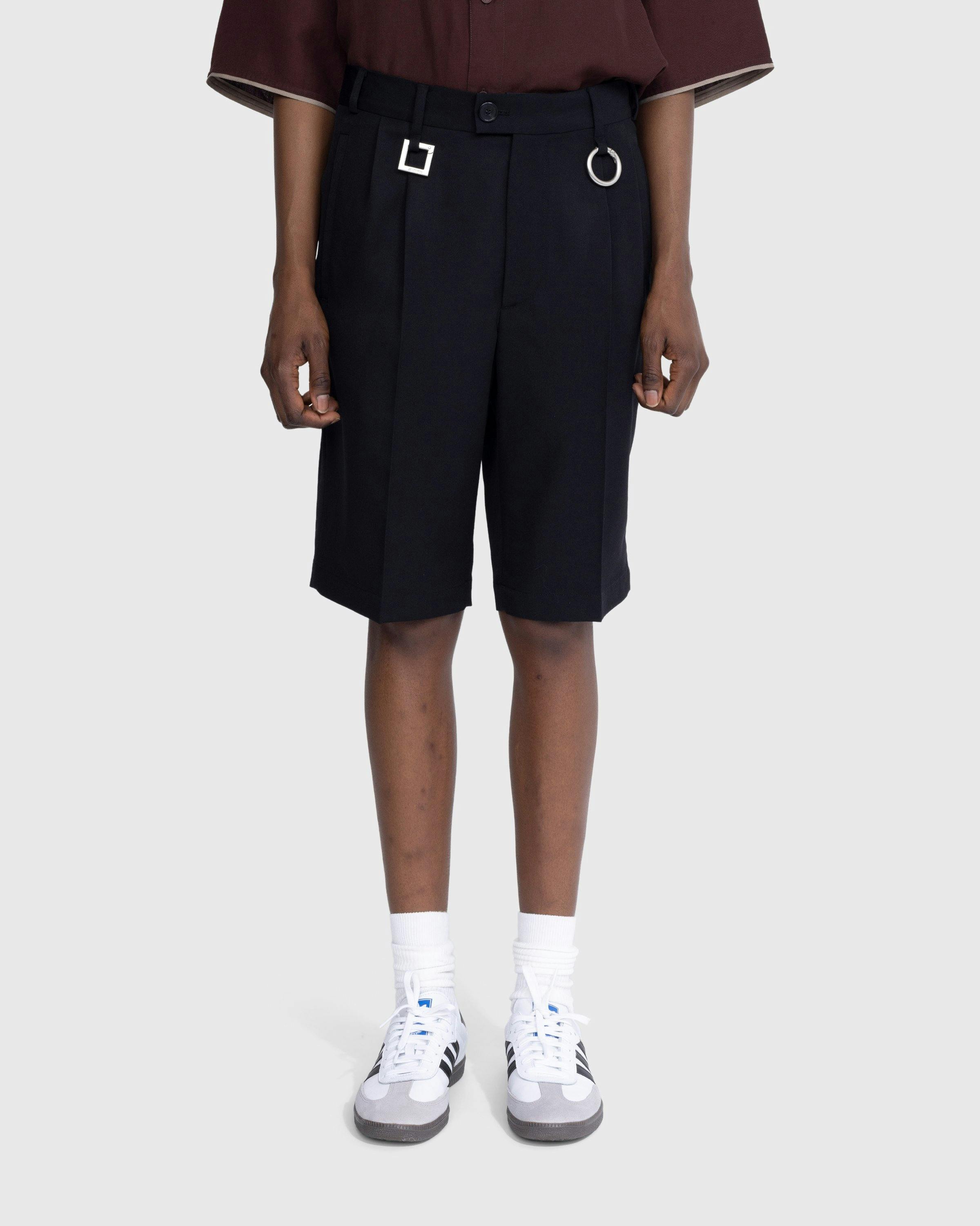 JACQUEMUS - Le Short Rond Carre Black - Clothing - Black - Image 2