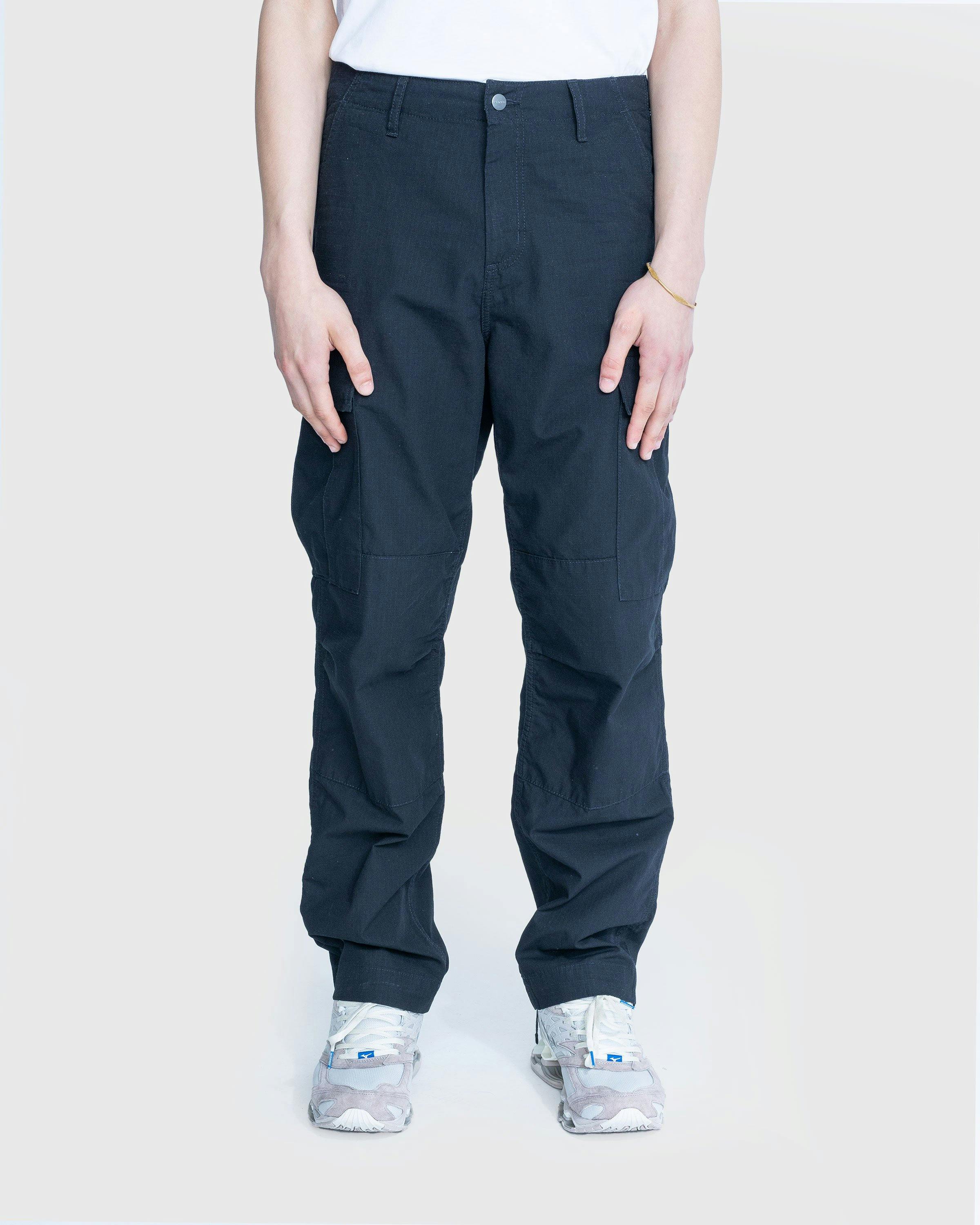 Carhartt WIP - Ripstop Cargo Pant Rinsed Black - Clothing - Black - Image 2