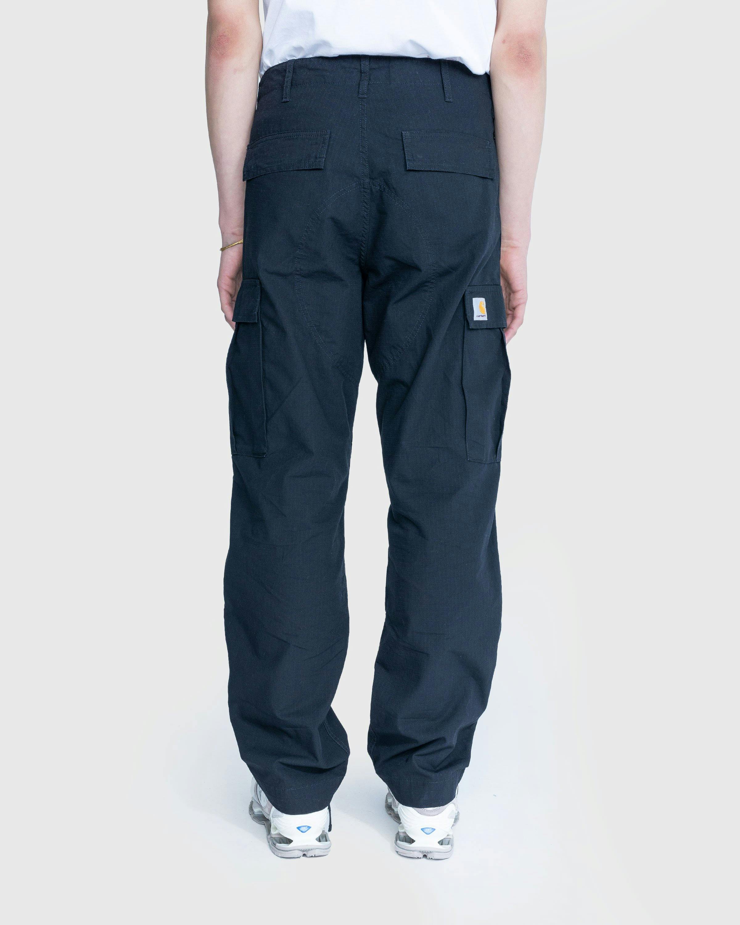 Carhartt WIP - Ripstop Cargo Pant Rinsed Black - Clothing - Black - Image 3