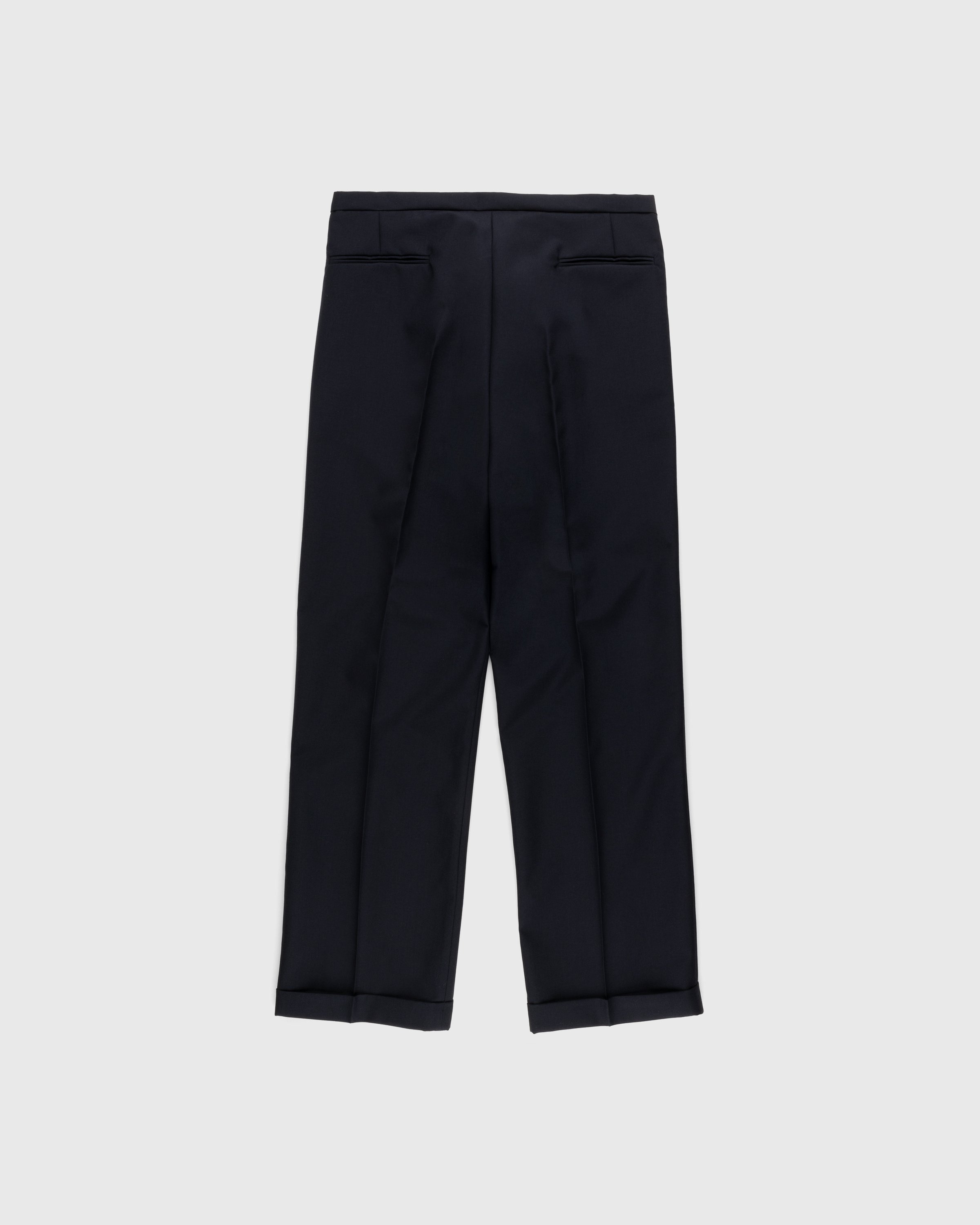 Winnie New York - Pleated Wool Trousers Navy - Clothing - Blue - Image 2