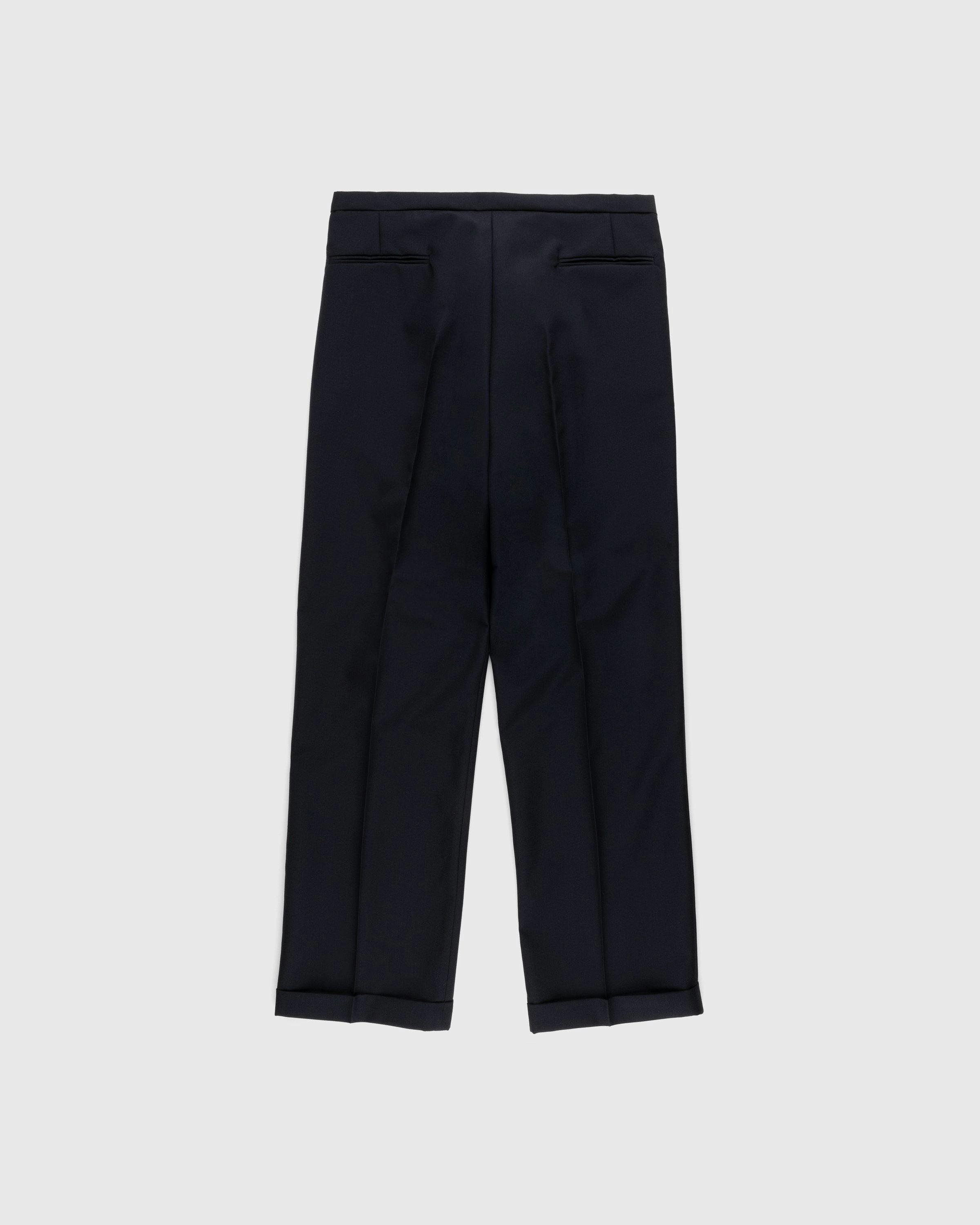 Winnie New York - Pleated Wool Trousers Navy - Clothing - Blue - Image 2