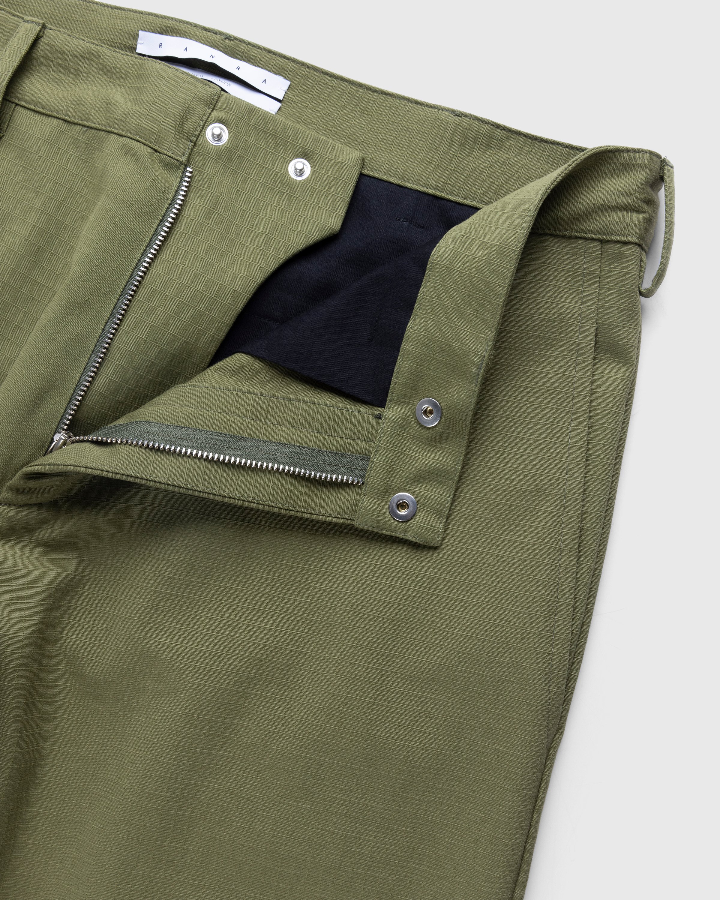 RANRA - Madur Cotton Blend Trouser Green - Clothing - Green - Image 5