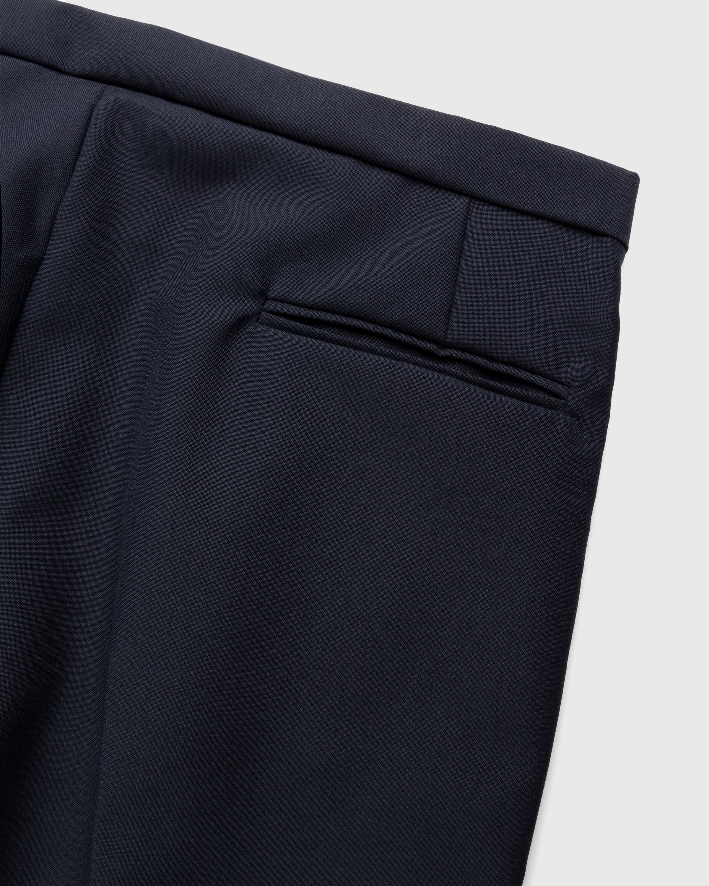 Winnie New York - Pleated Wool Trousers Navy - Clothing - Blue - Image 5