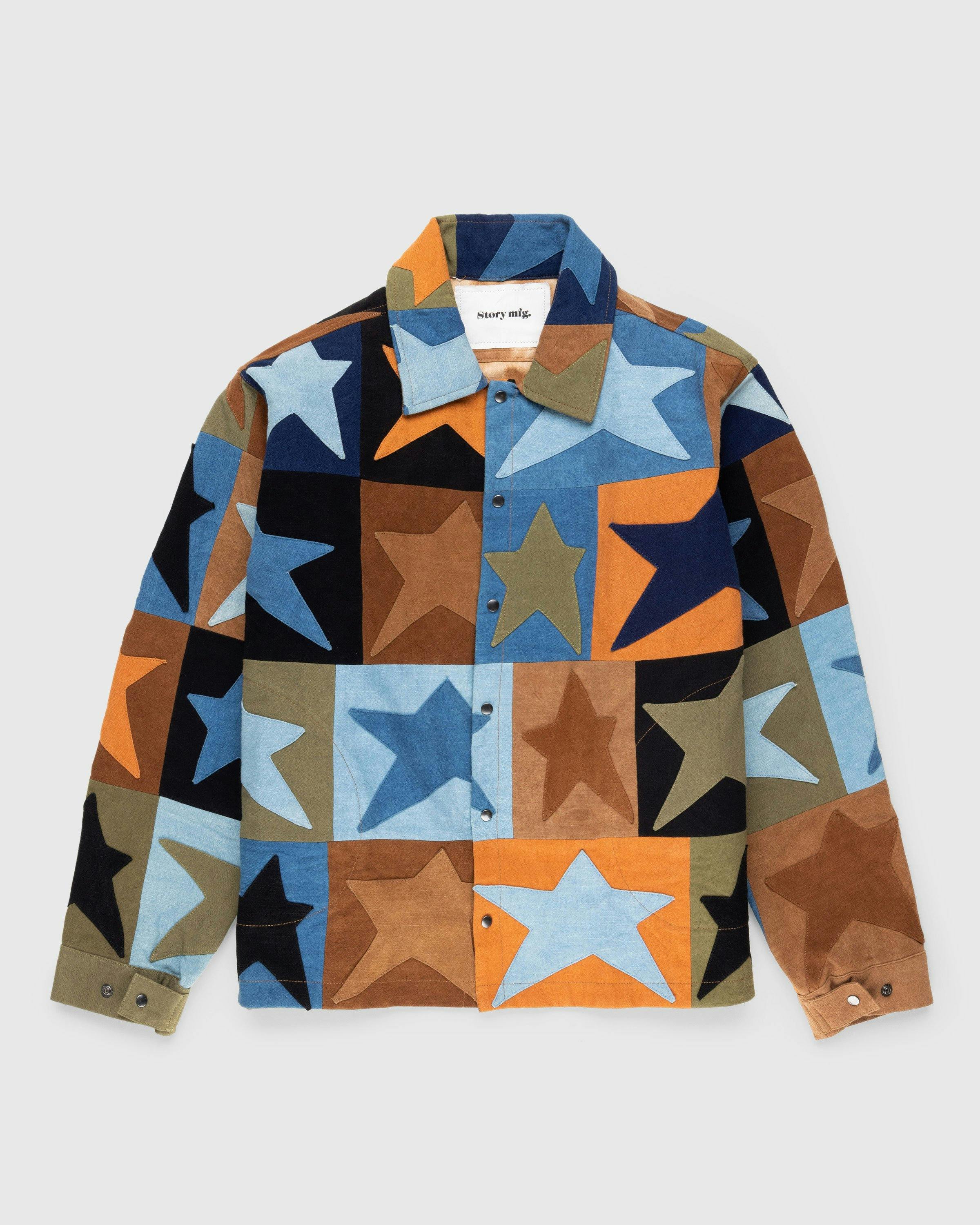 Story mfg. - Worf Jacket Star Scraps Patchwork - Clothing - Multi - Image 1