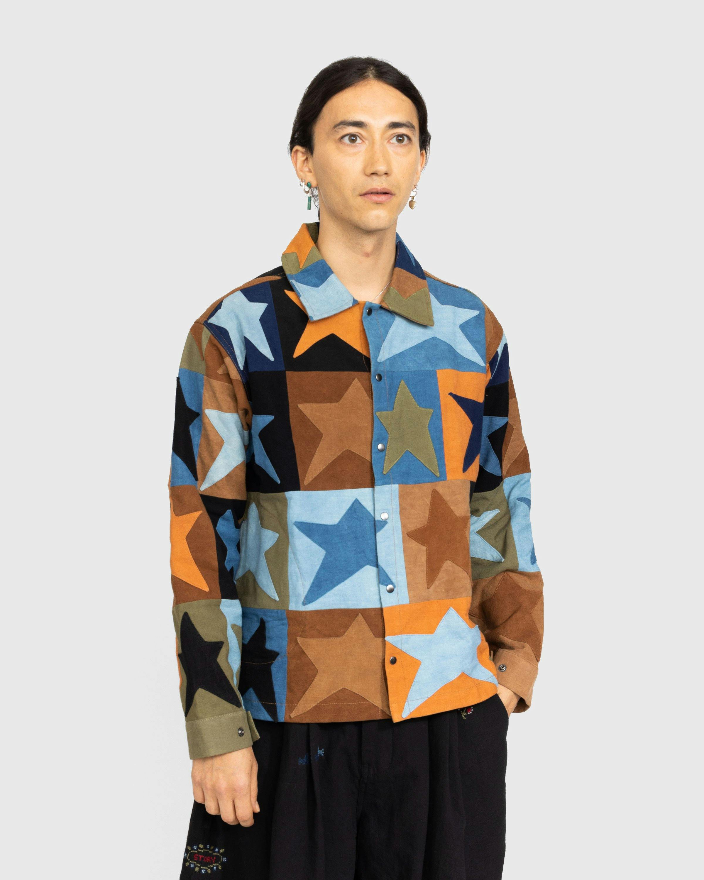 Story mfg. - Worf Jacket Star Scraps Patchwork - Clothing - Multi - Image 2