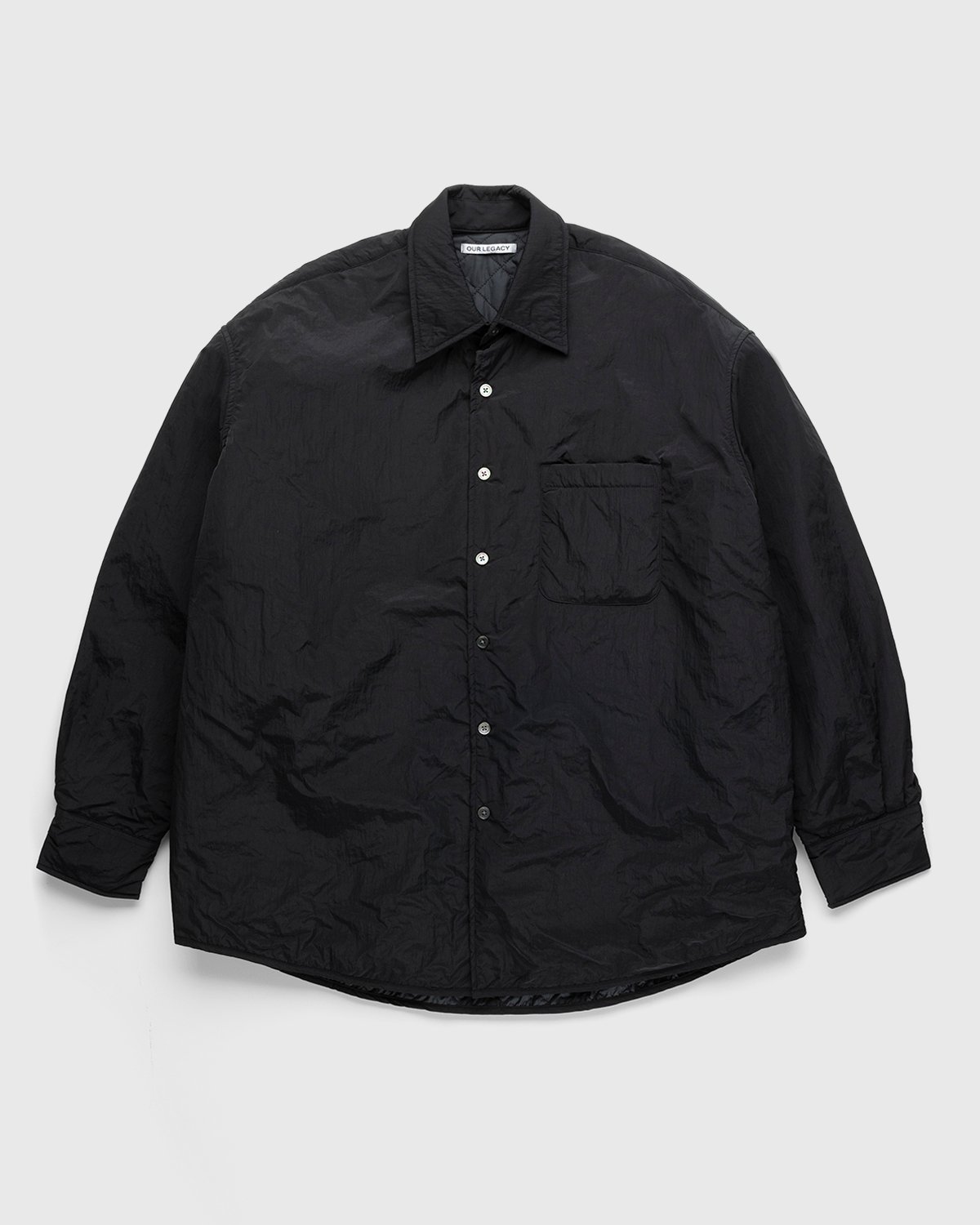 Our Legacy - Tech Borrowed Jacket Padded Black - Clothing - Black - Image 1