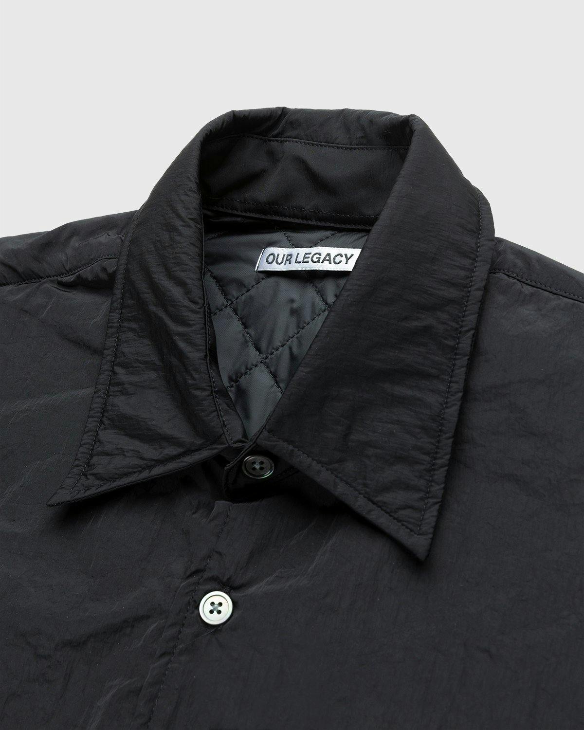 Our Legacy - Tech Borrowed Jacket Padded Black - Clothing - Black - Image 4